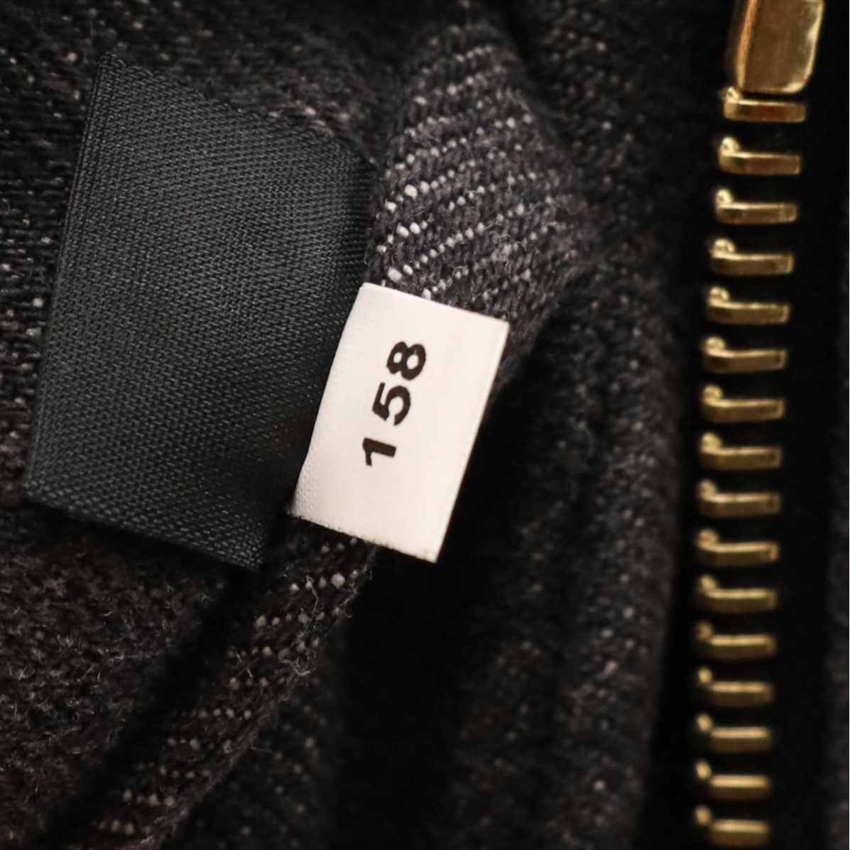 Prada Large Canapa Logo Tote in Black Cotton Denim