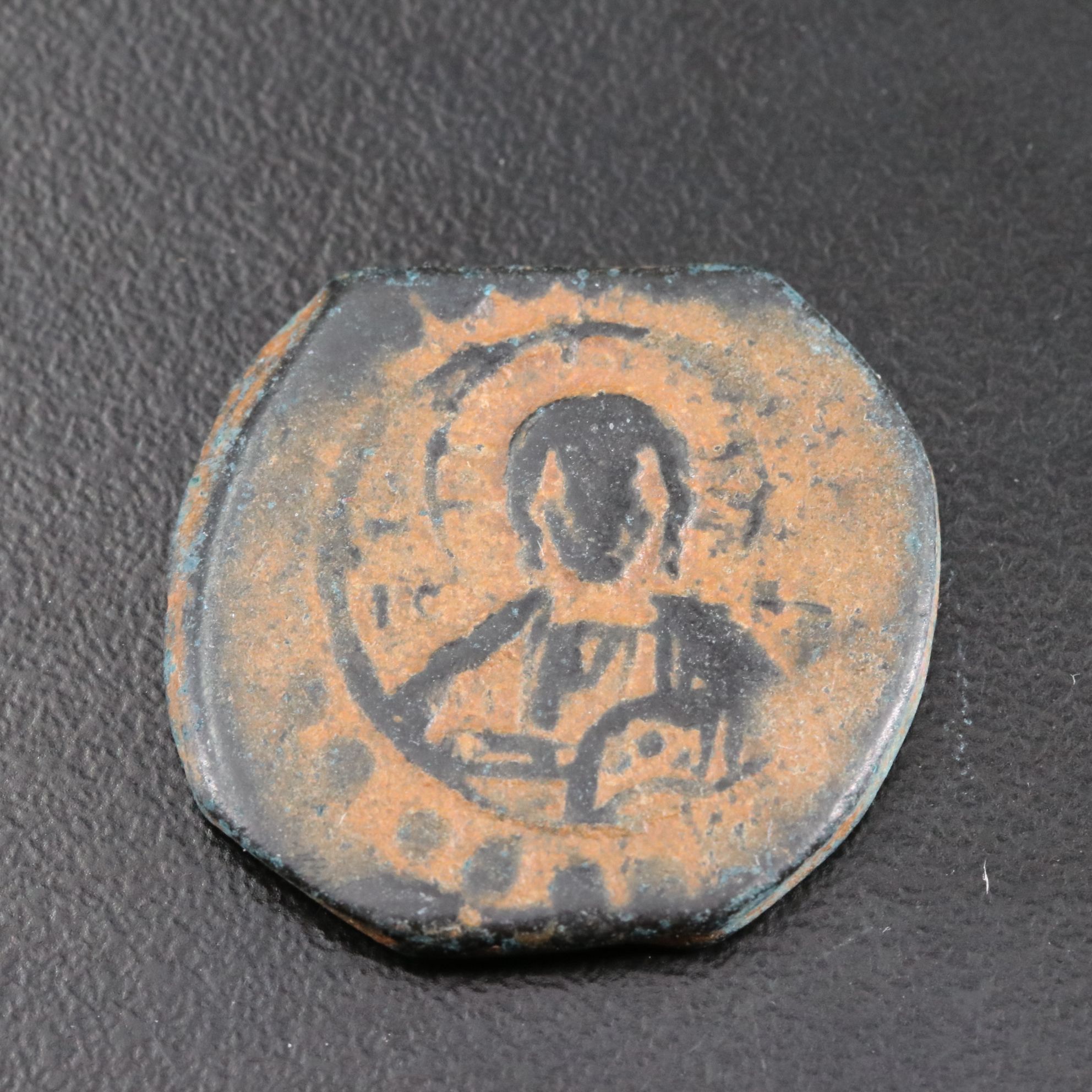 Ancient Byzantine "Anonymous" Follis, Class K, Alexius I, ca. 1100 A.D.