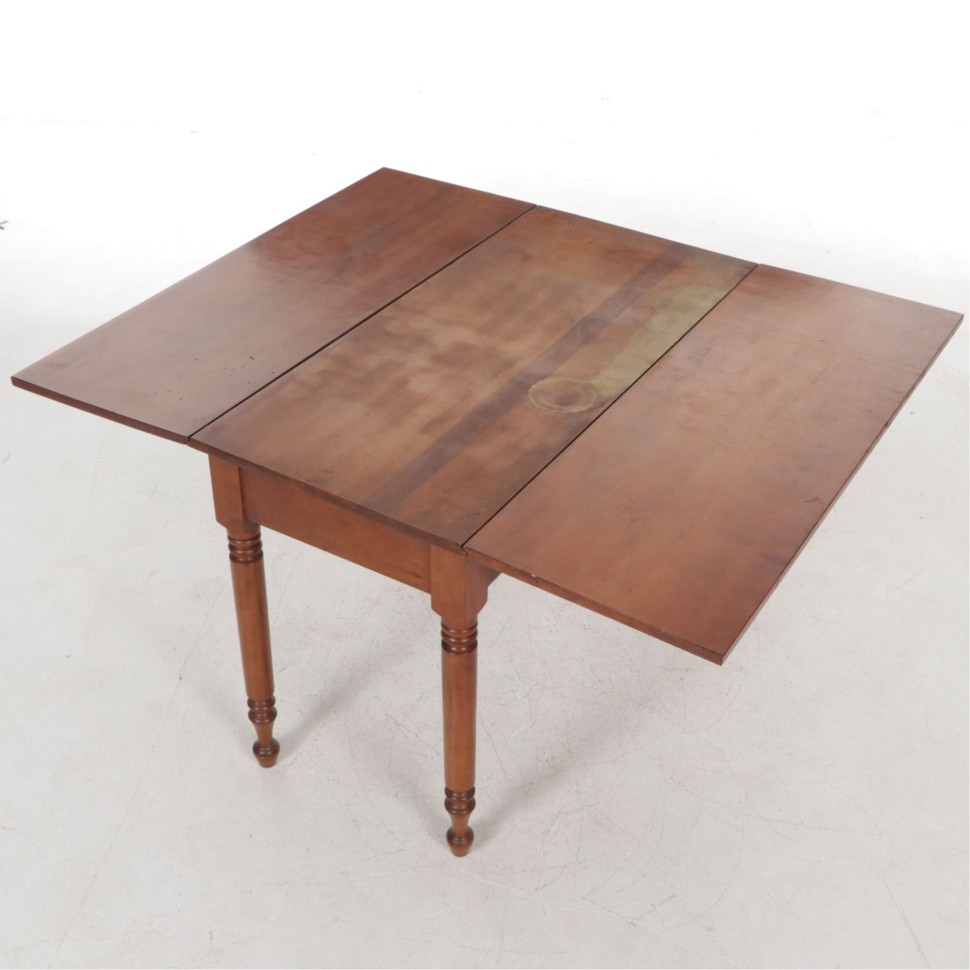 Sheraton Style Cherry Drop Leaf Dining Table