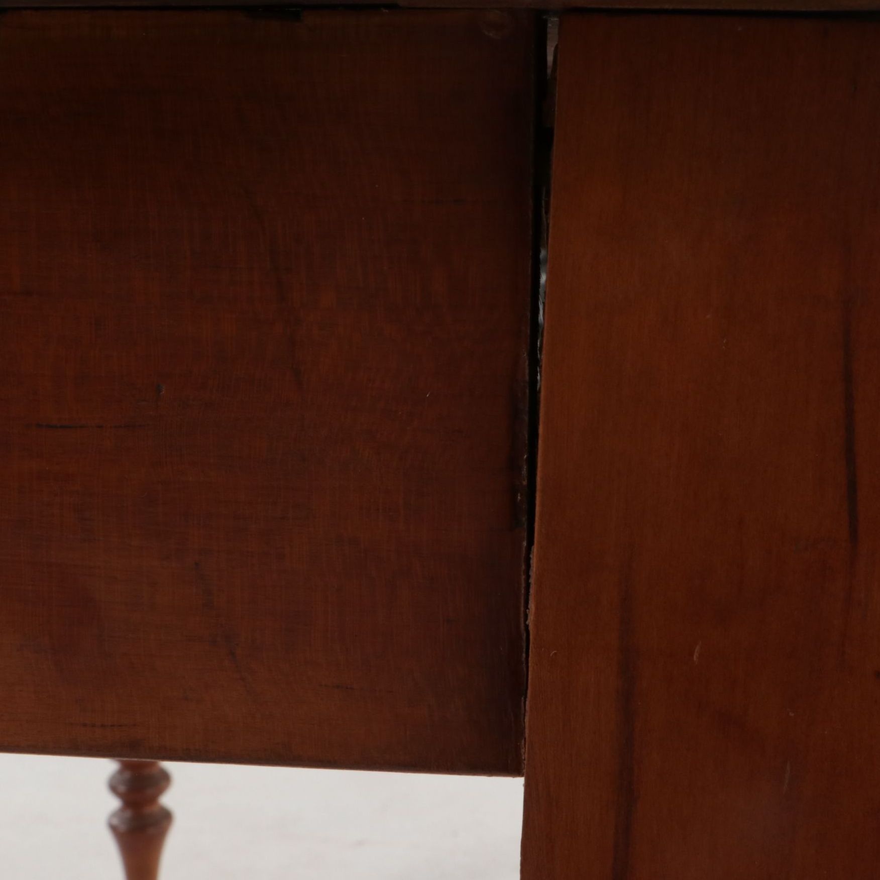 Sheraton Style Cherry Drop Leaf Dining Table