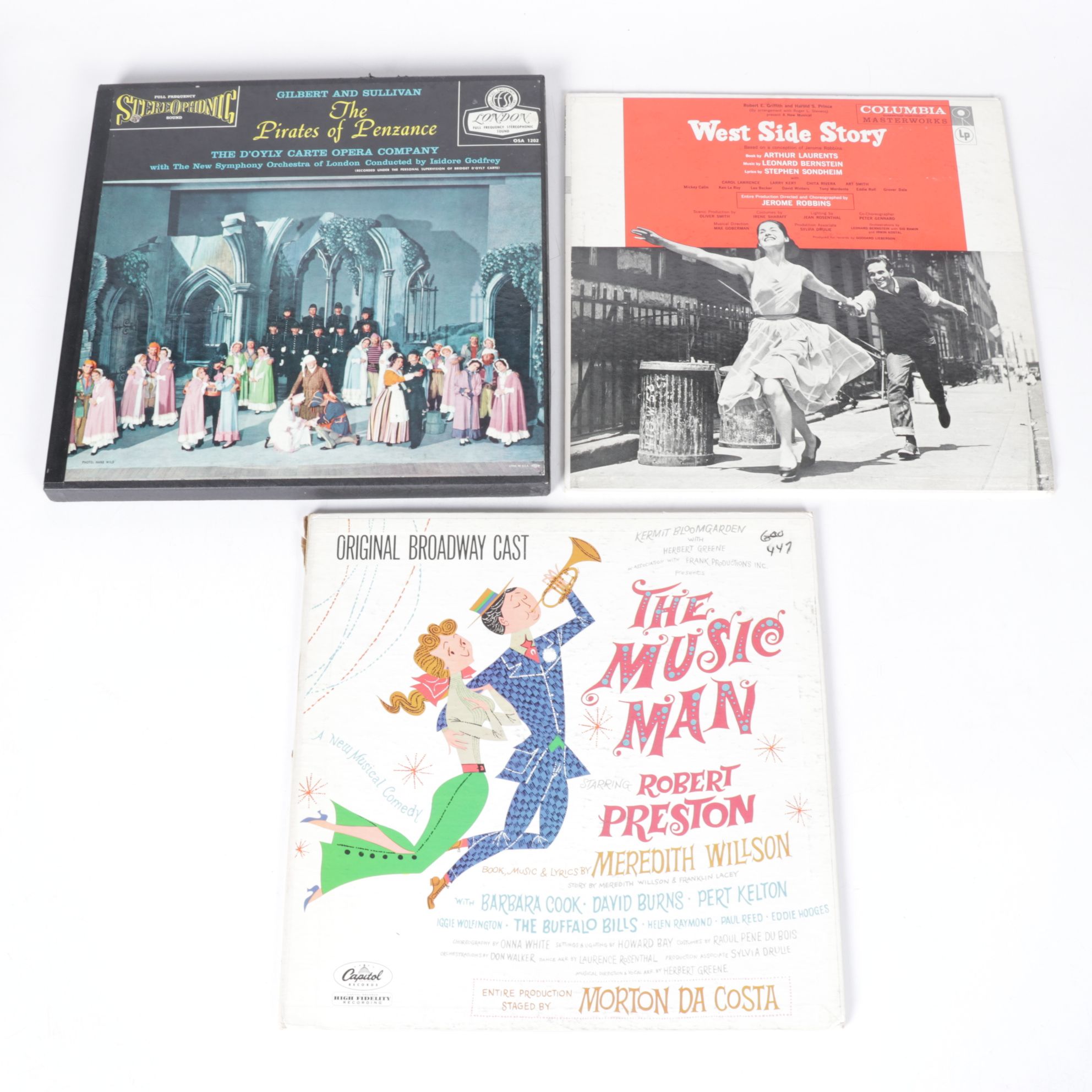 The Pirates of Penzance & More Musical Vinyl Record Albums