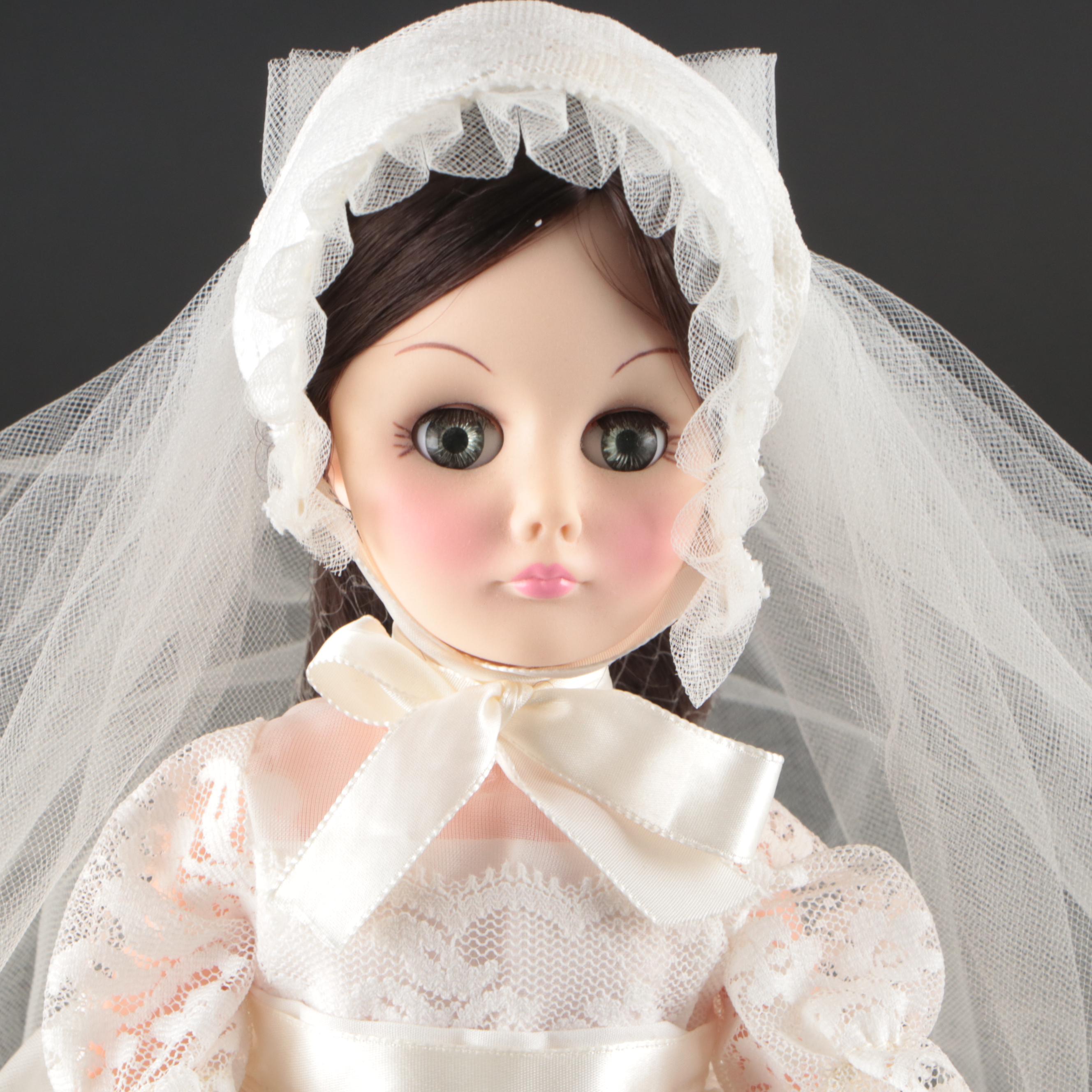 Russ Lace and Promises "Jacqueline" Doll with Other Vintage Dolls