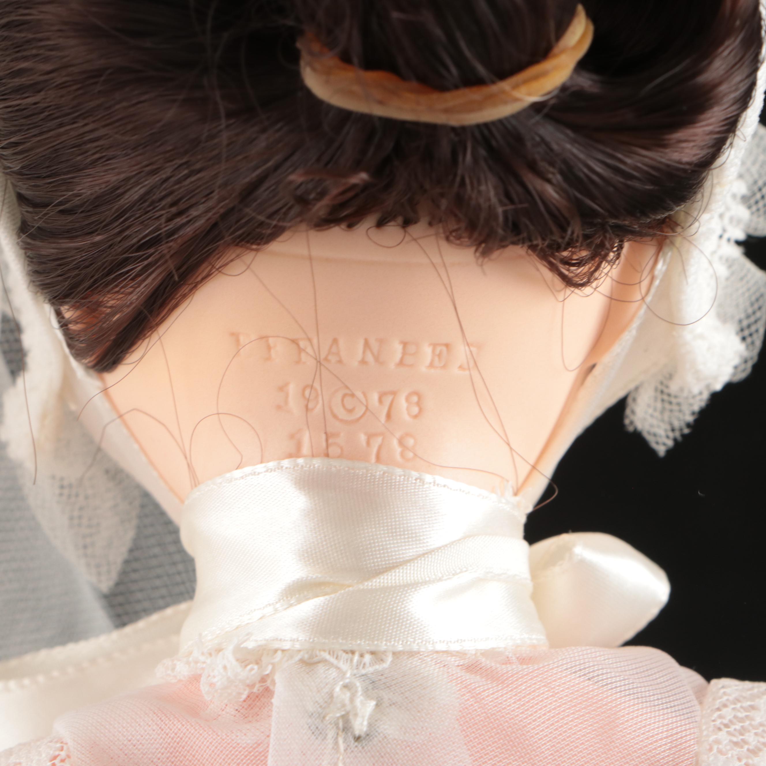 Russ Lace and Promises "Jacqueline" Doll with Other Vintage Dolls