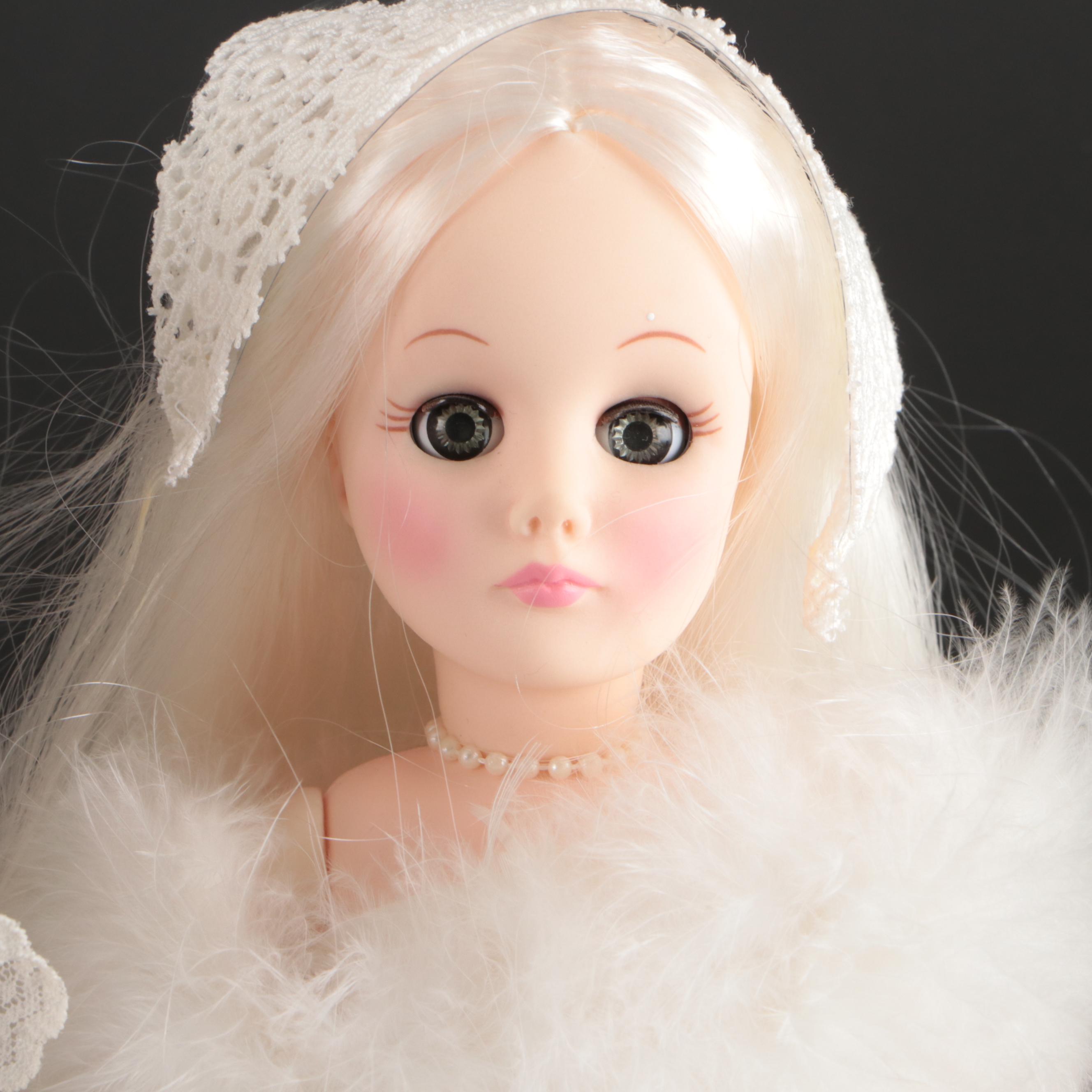 Russ Lace and Promises "Jacqueline" Doll with Other Vintage Dolls