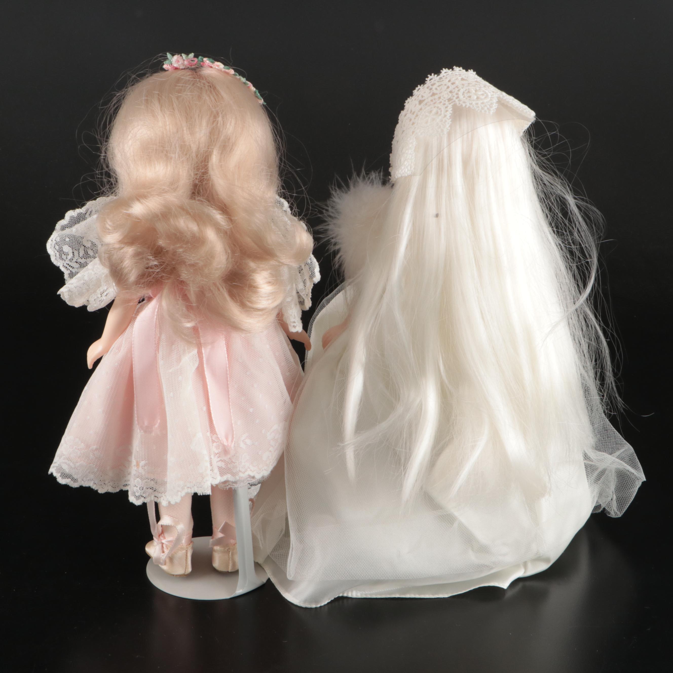 Russ Lace and Promises "Jacqueline" Doll with Other Vintage Dolls