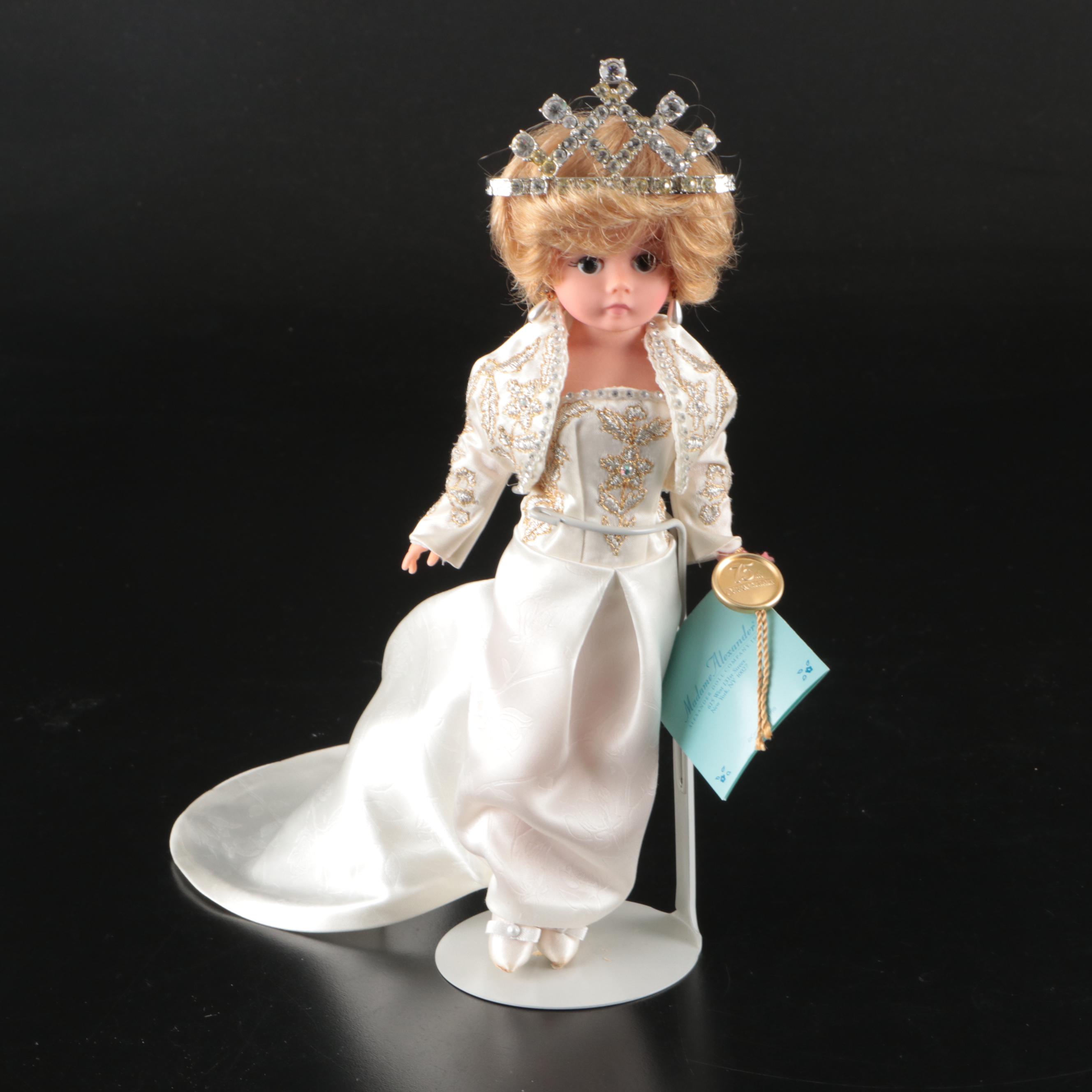 Russ Lace and Promises "Jacqueline" Doll with Other Vintage Dolls