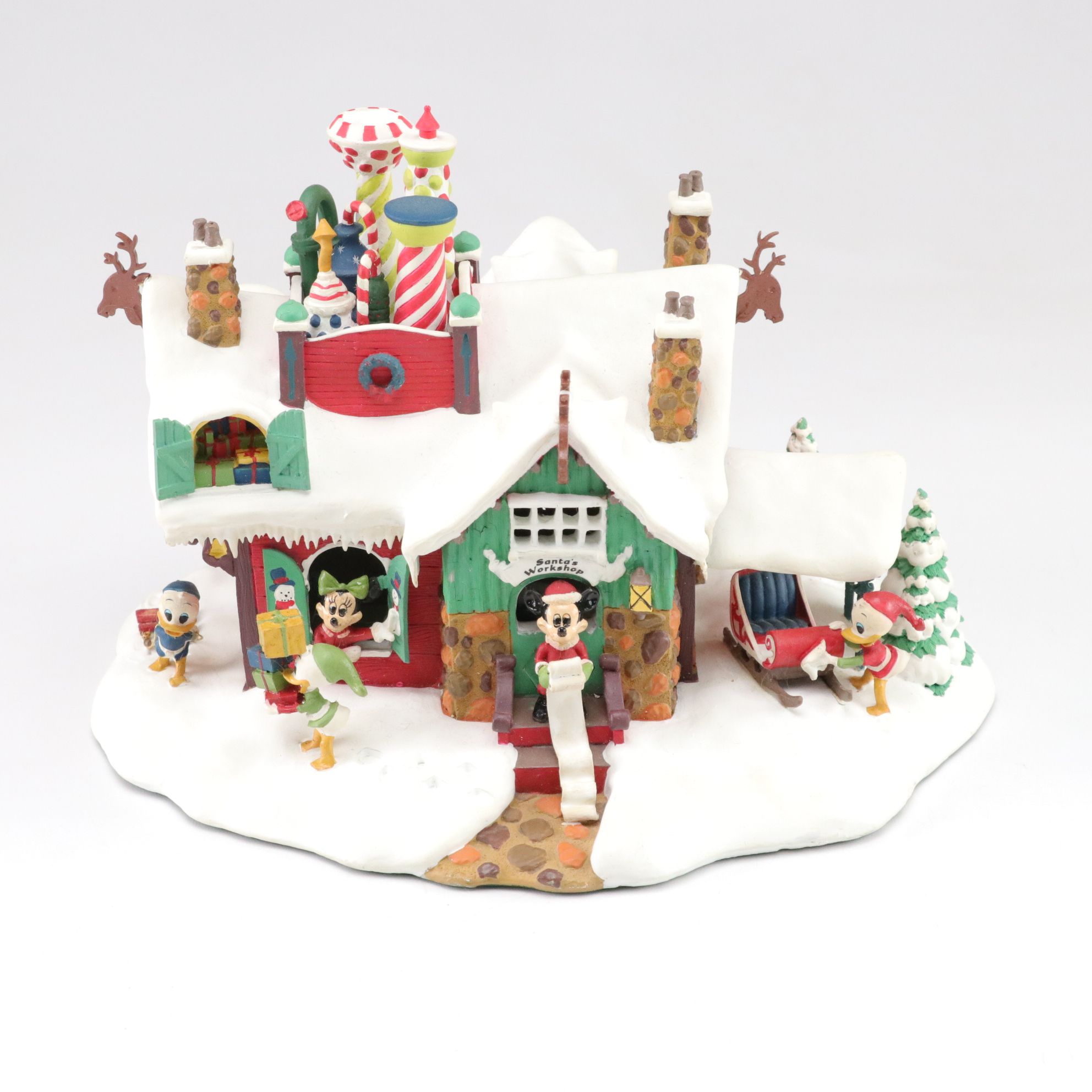Disney Winter Wonderland "Santa's Workshop" Figurine