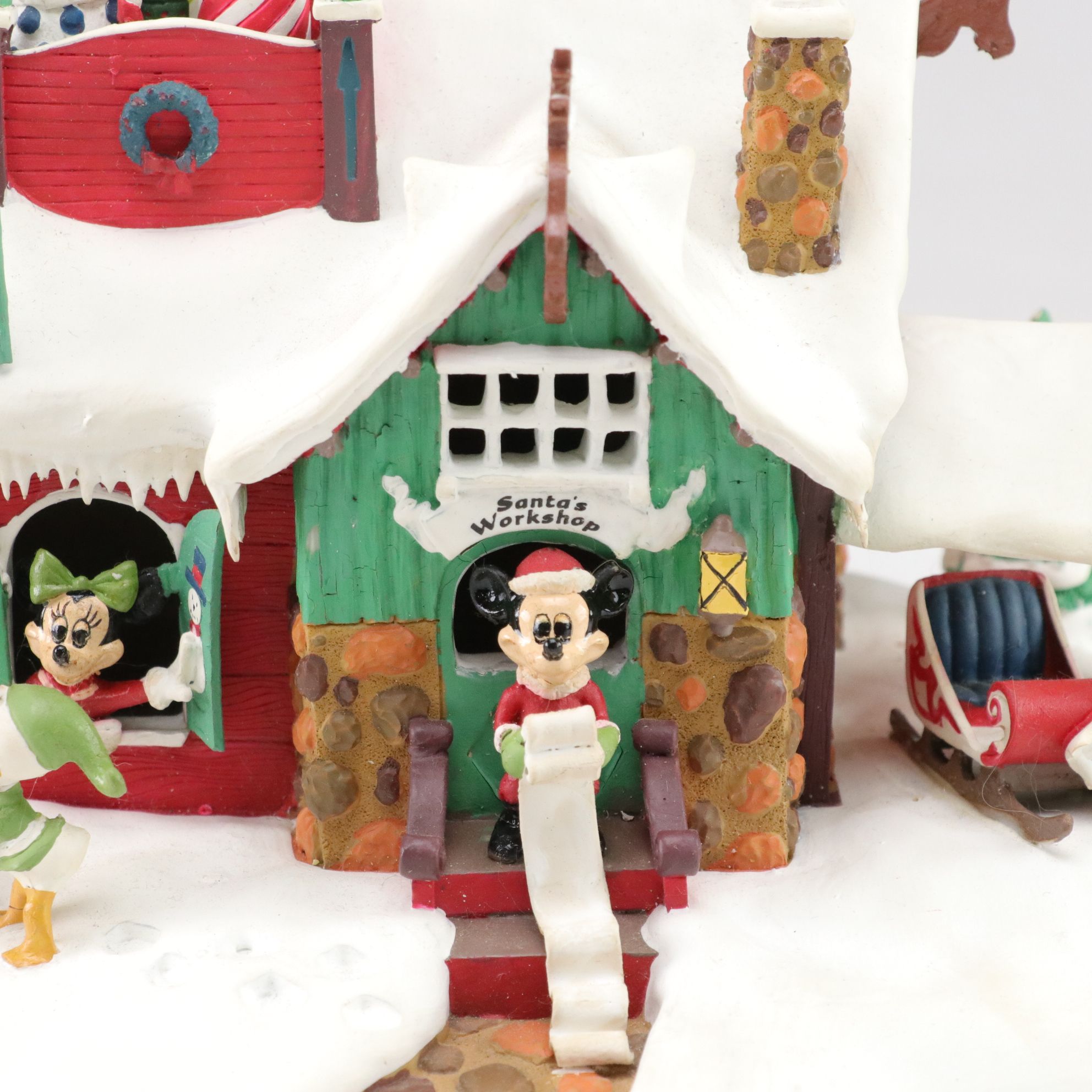 Disney Winter Wonderland "Santa's Workshop" Figurine