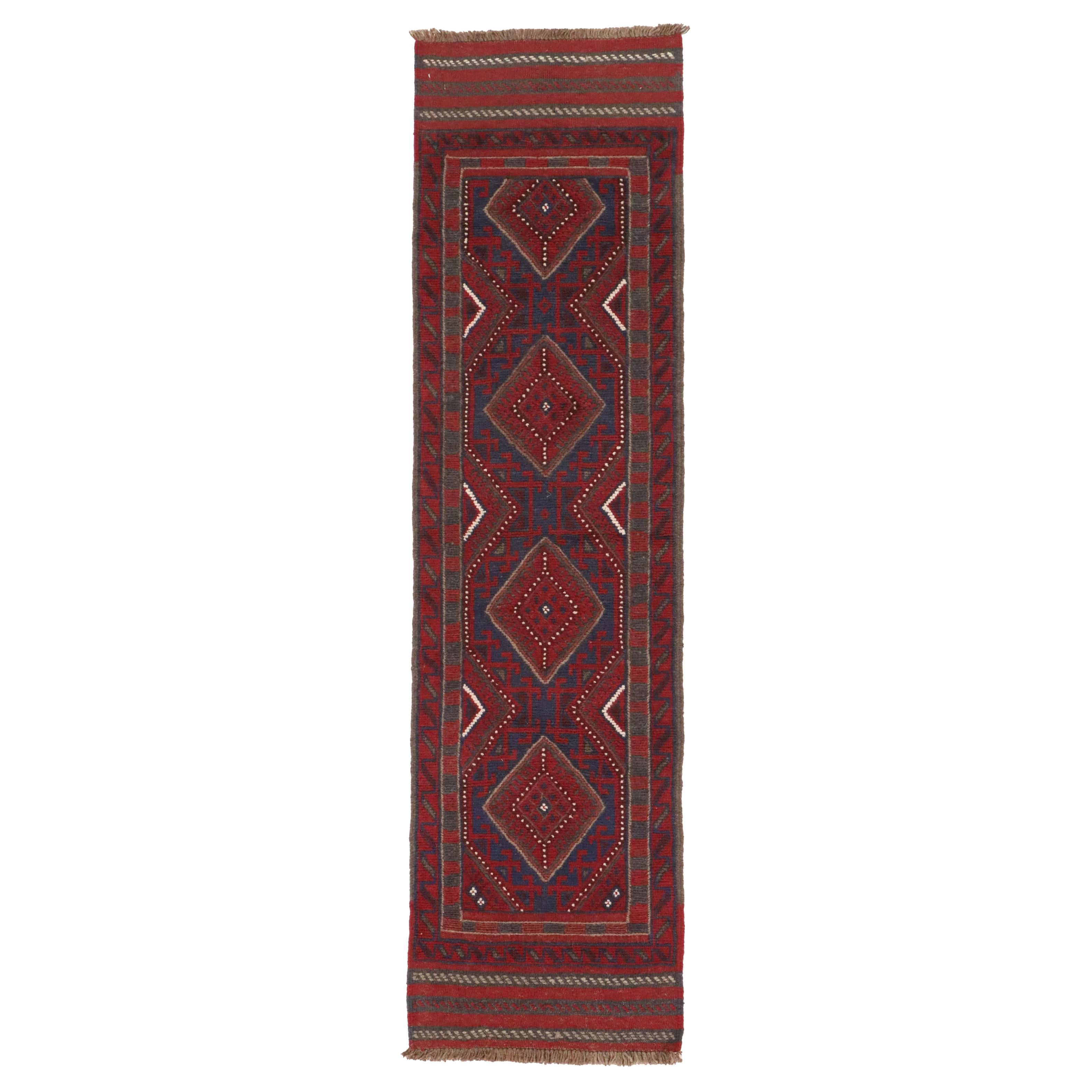 2'1 x 7'7 Handwoven Afghan Mashwani Carpet Runner