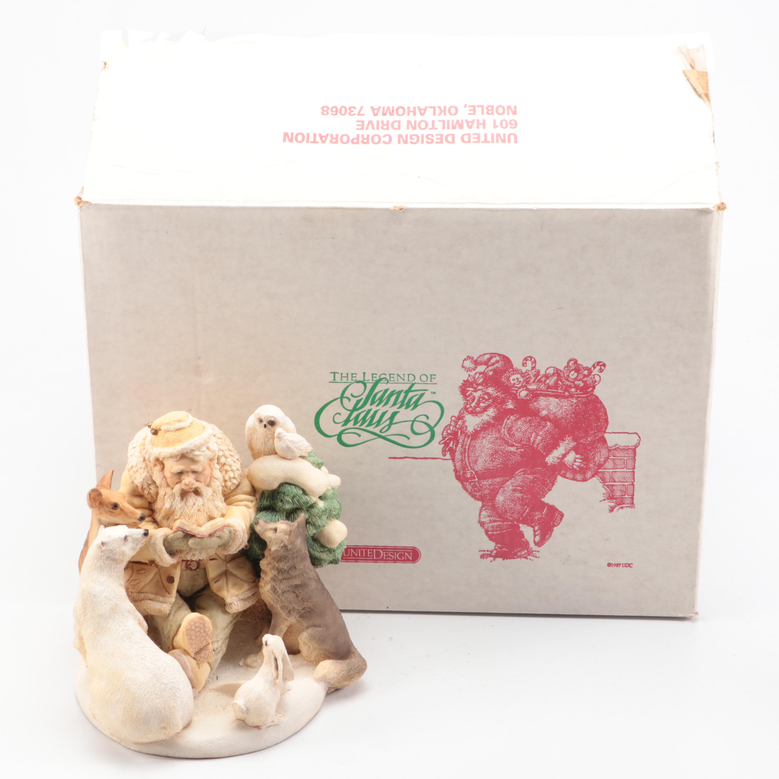 Rockwell Heirloom Santa Collection "Santa's Workshop" with More Santa Figures