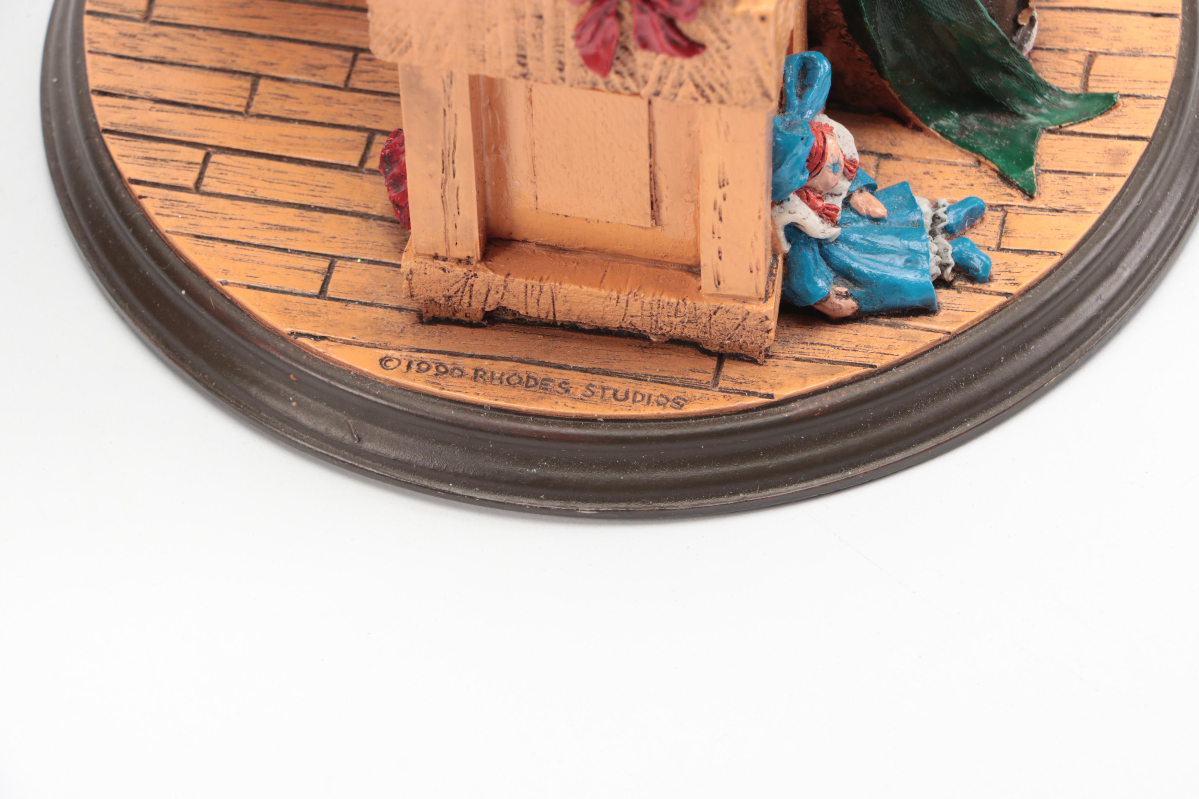 Rockwell Heirloom Santa Collection "Santa's Workshop" with More Santa Figures