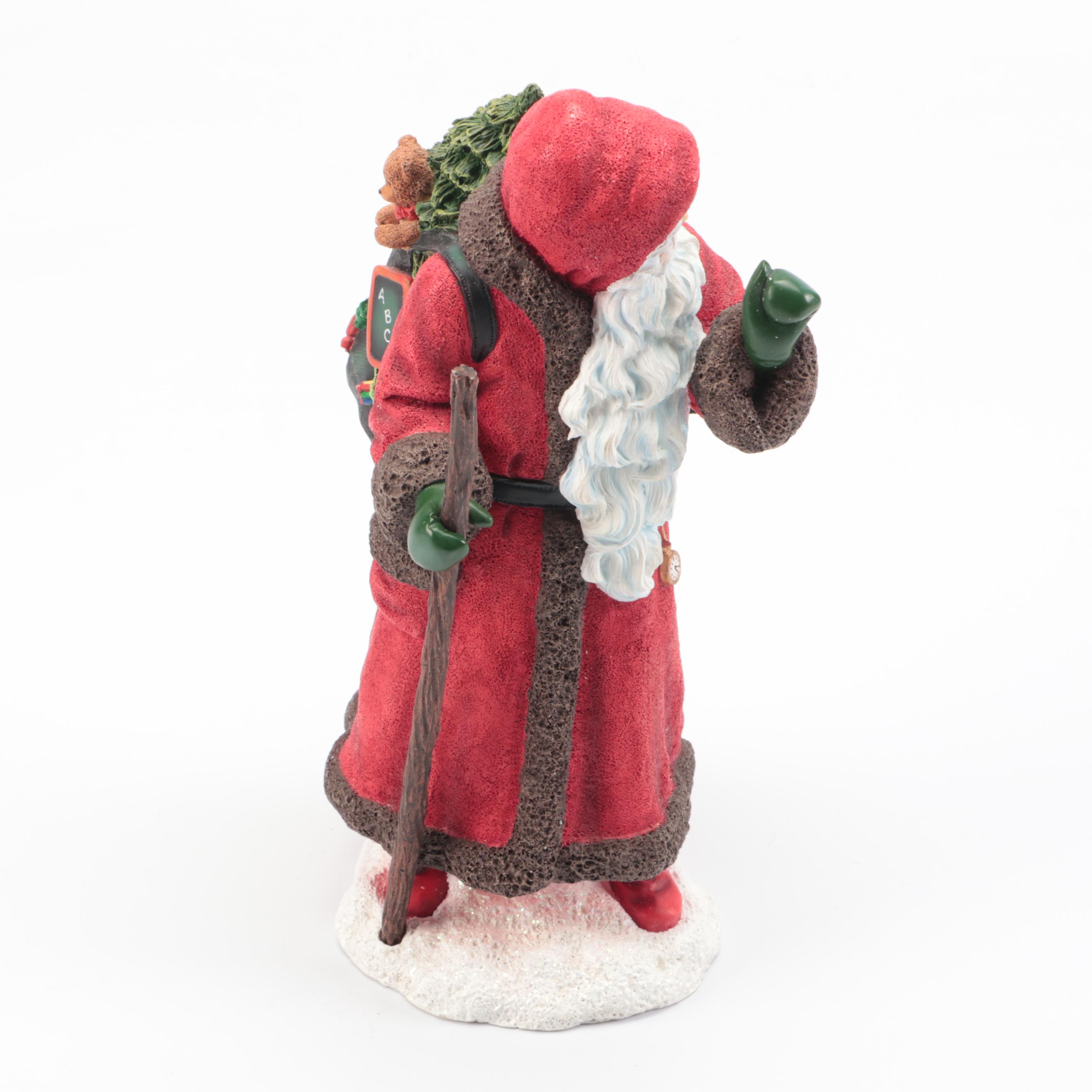 Rockwell Heirloom Santa Collection "Santa's Workshop" with More Santa Figures