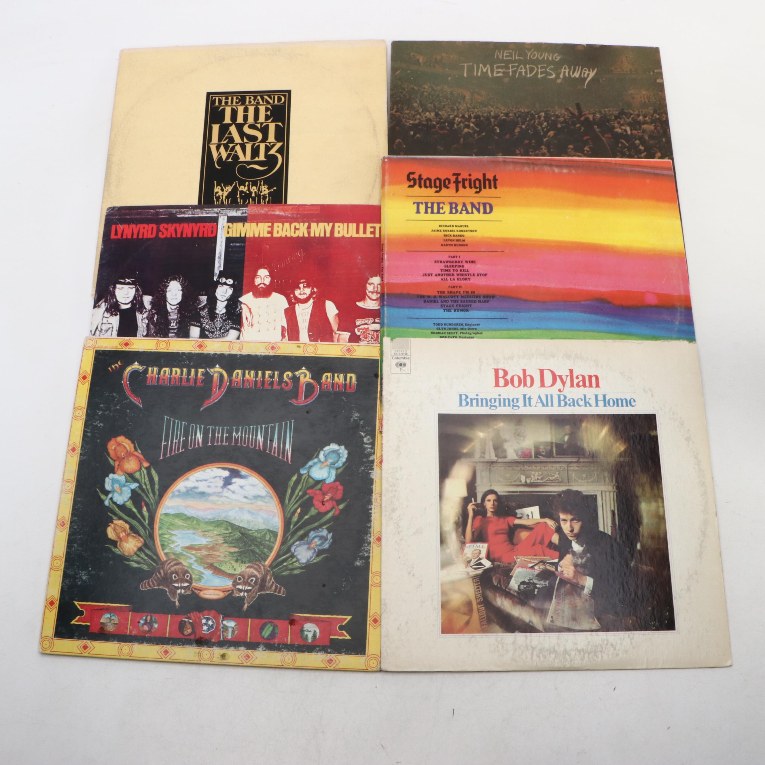 Neil Young, Bob Dylan, Linda Ronstadt, and More Vinyl Record Albums
