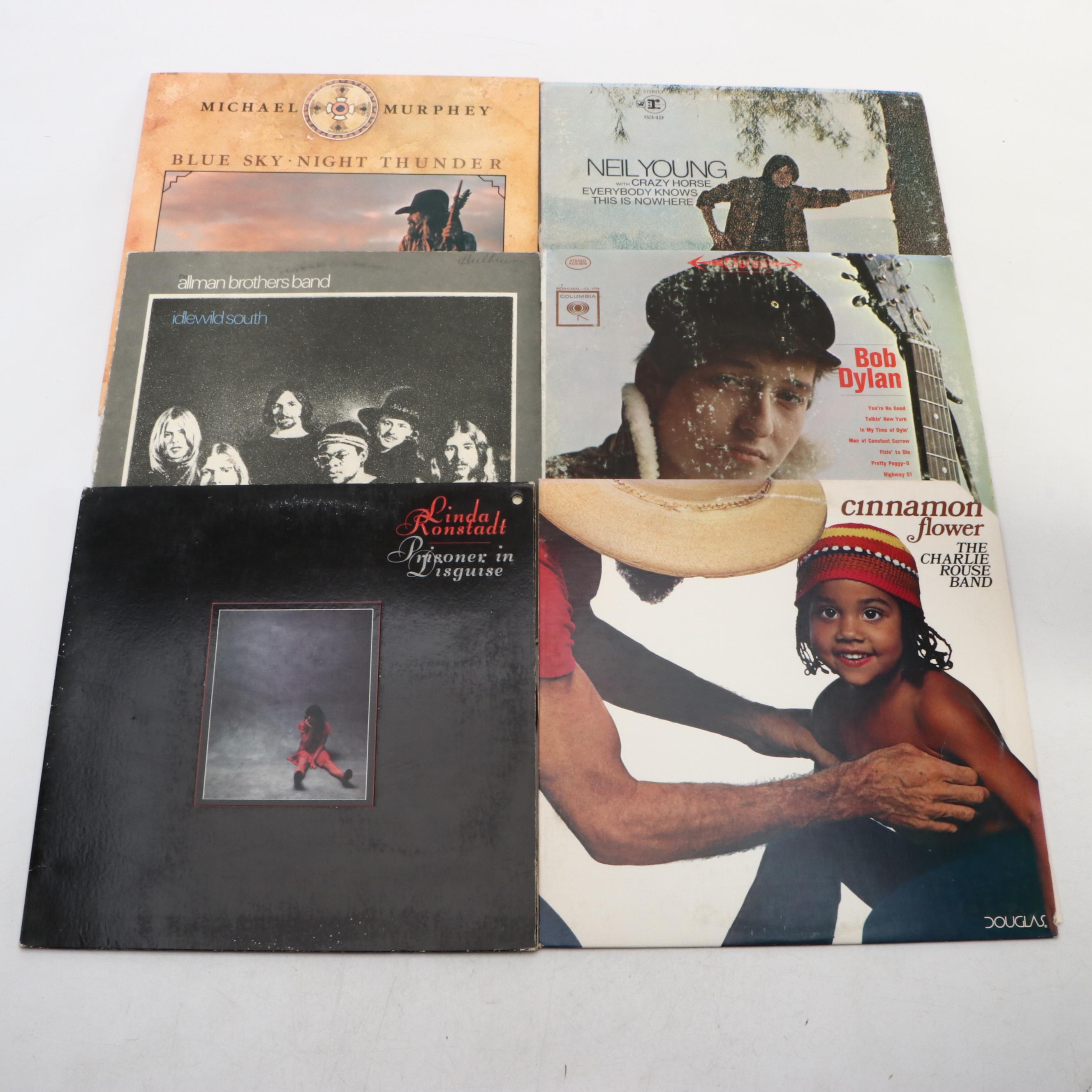 Neil Young, Bob Dylan, Linda Ronstadt, and More Vinyl Record Albums