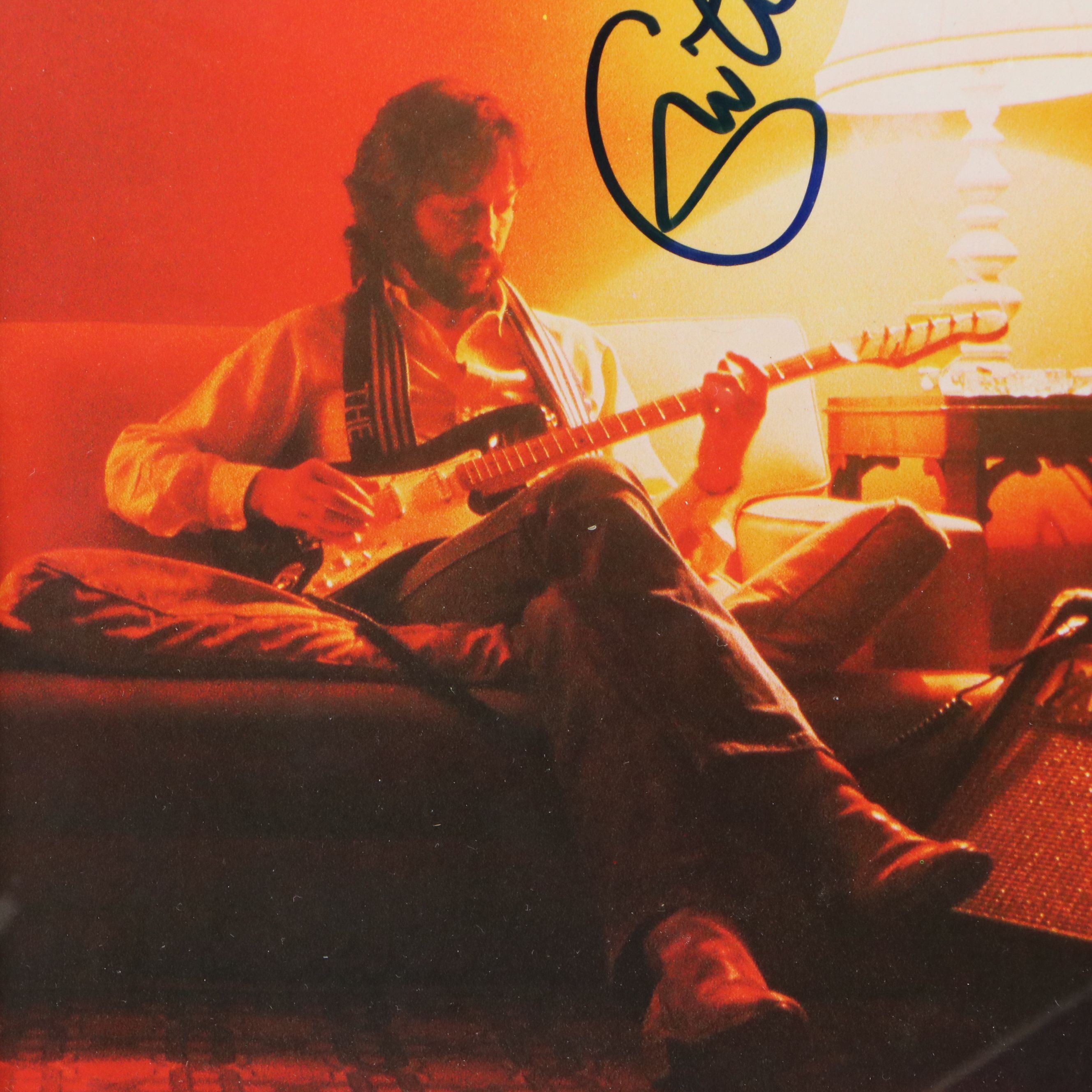 Eric Clapton Signed "Backless" Record Sleeve