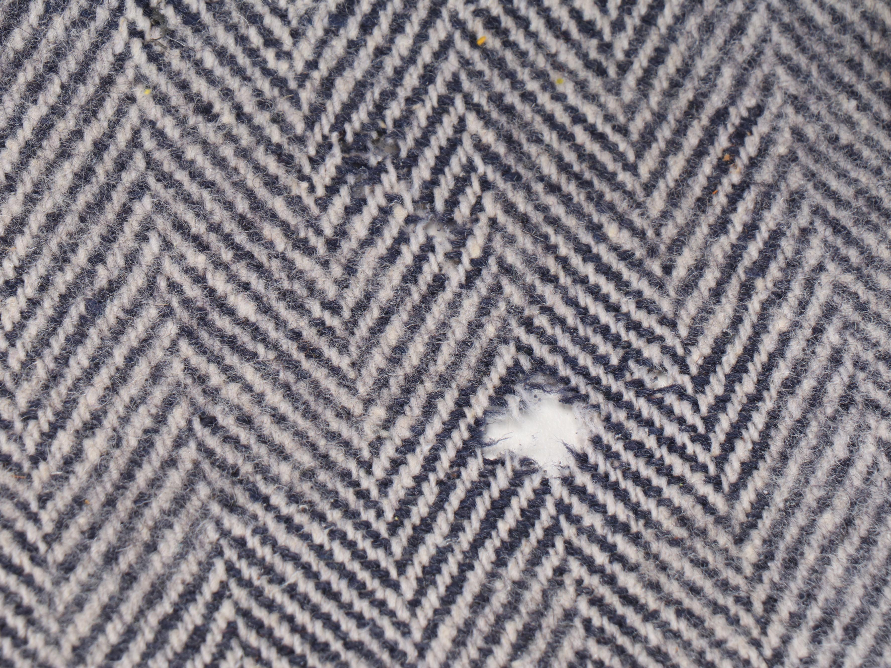 Herringbone Tweed Wool Blend Fabric Rolls