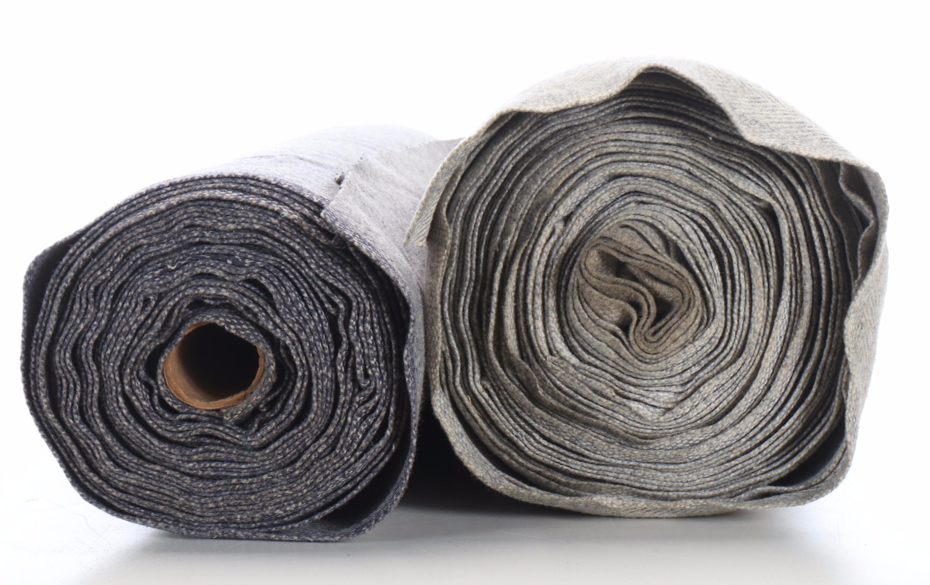 Herringbone Tweed Wool Blend Fabric Rolls