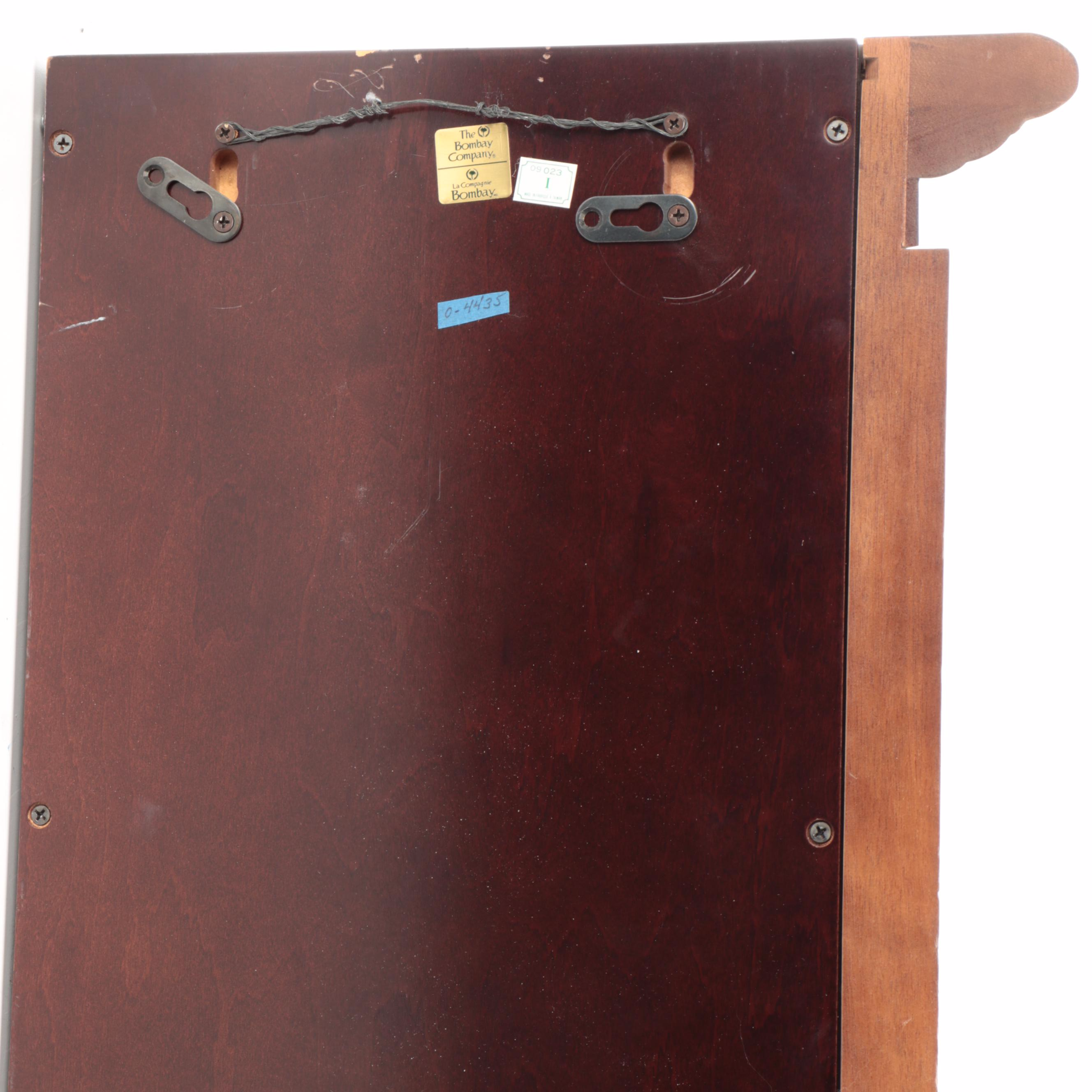 The Bombay Company Wood Corner Curio Cabinet