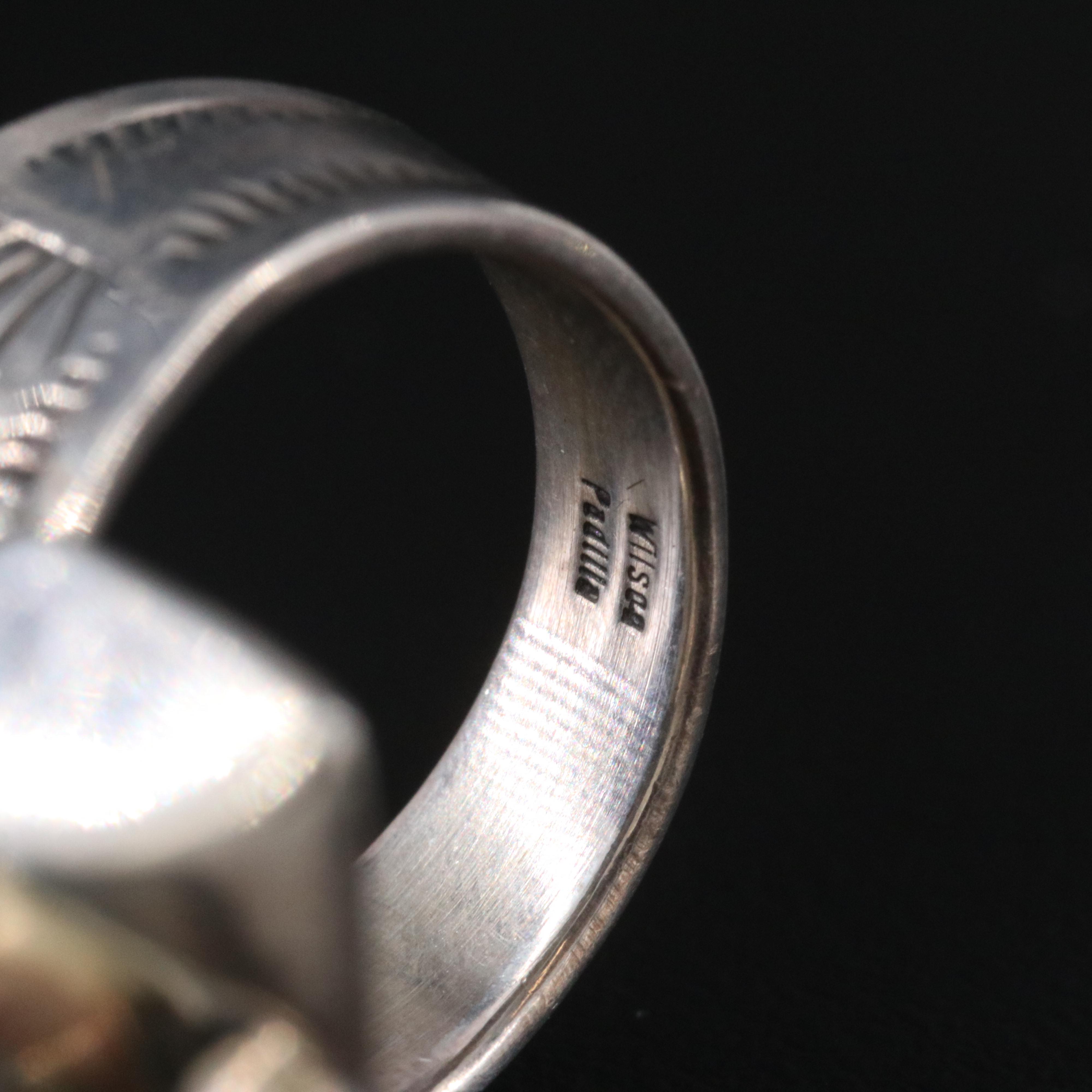 Wilson Padilla Navajo Diné Sterling Turquoise Ring