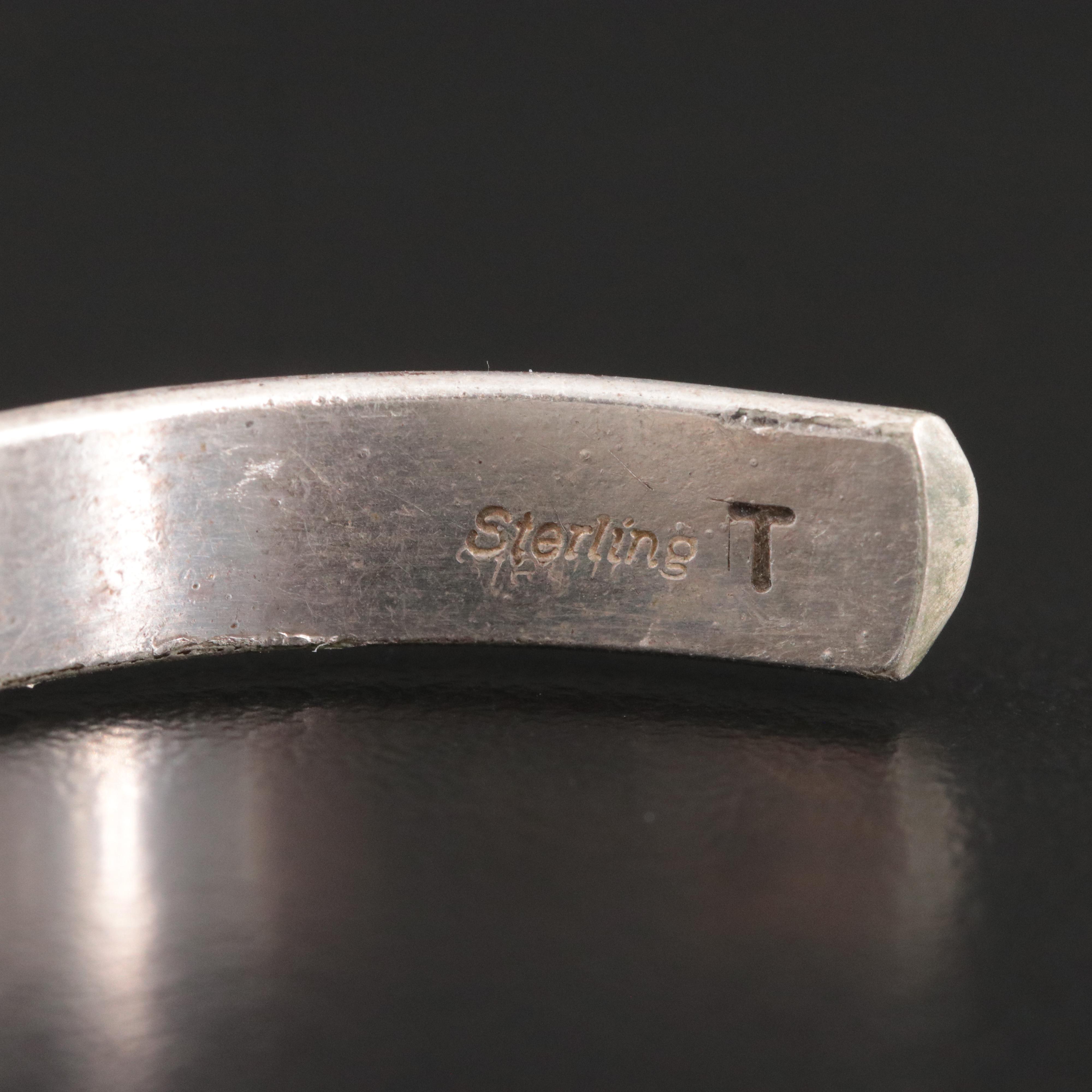 Southwestern Sterling Stampwork Cuff