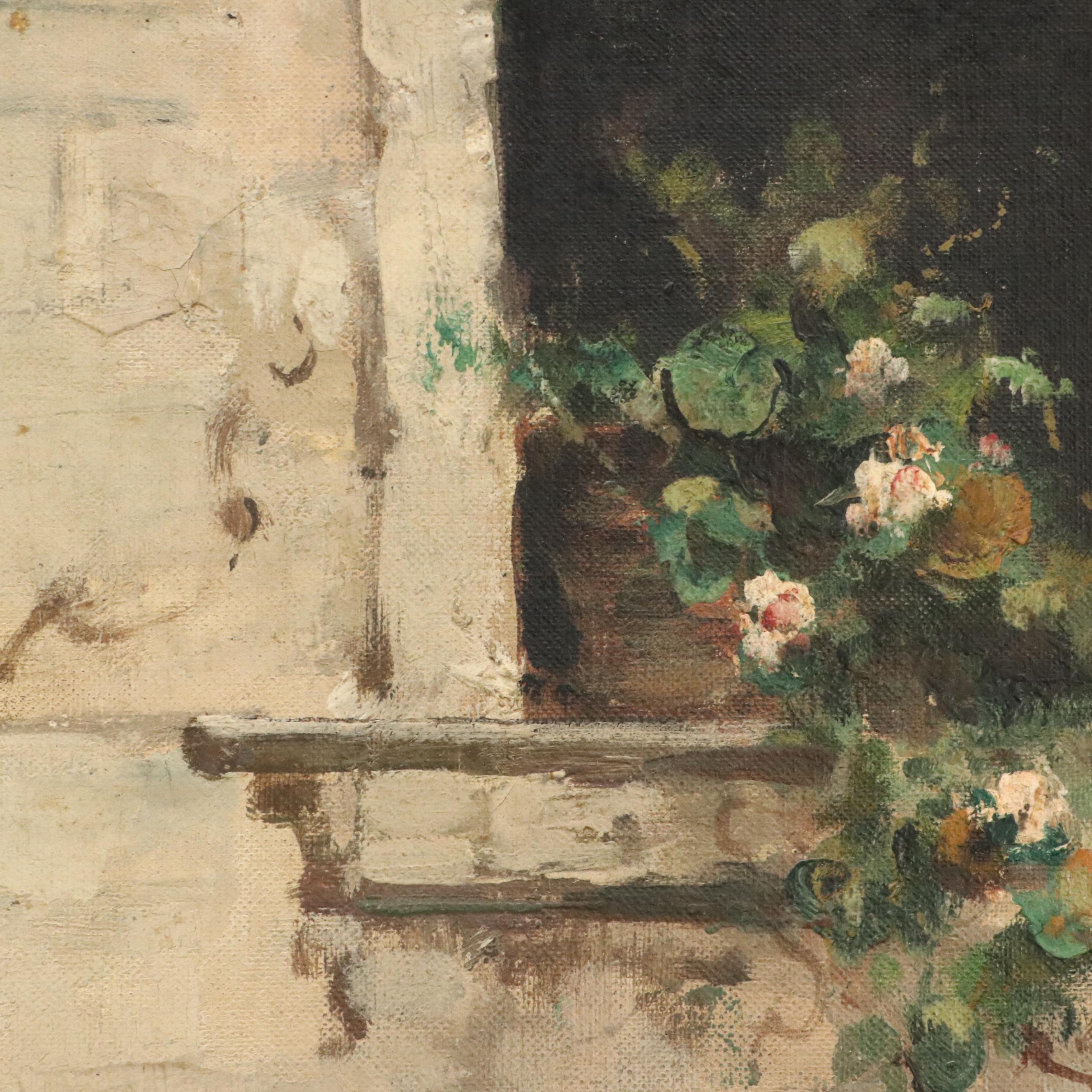 Spanish Oil Painting "Retour de Flandres" After Francisco Pradilla y Ortiz