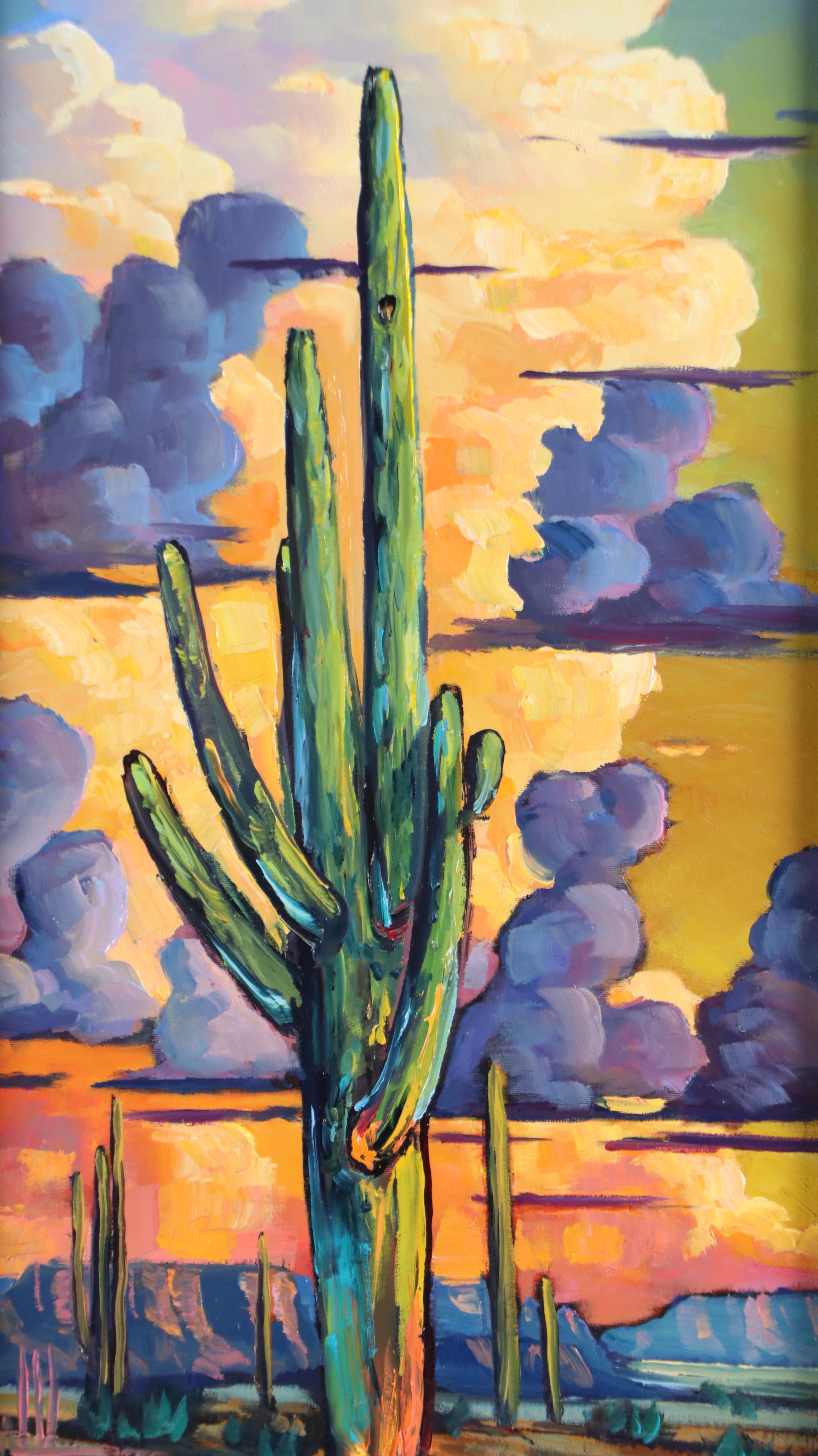 William Hawkins Southwestern Landscape Oil Painting, 2025