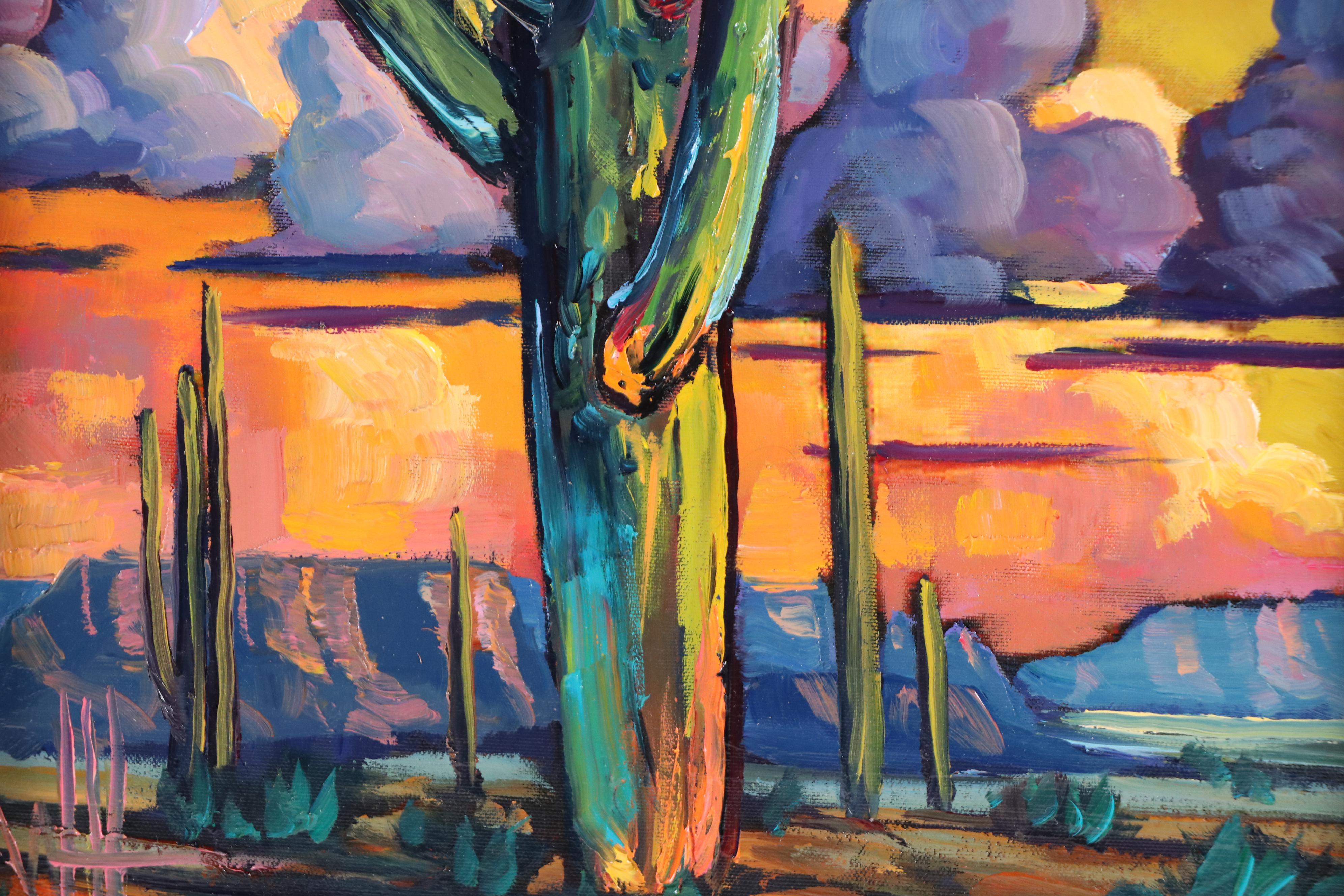 William Hawkins Southwestern Landscape Oil Painting, 2025