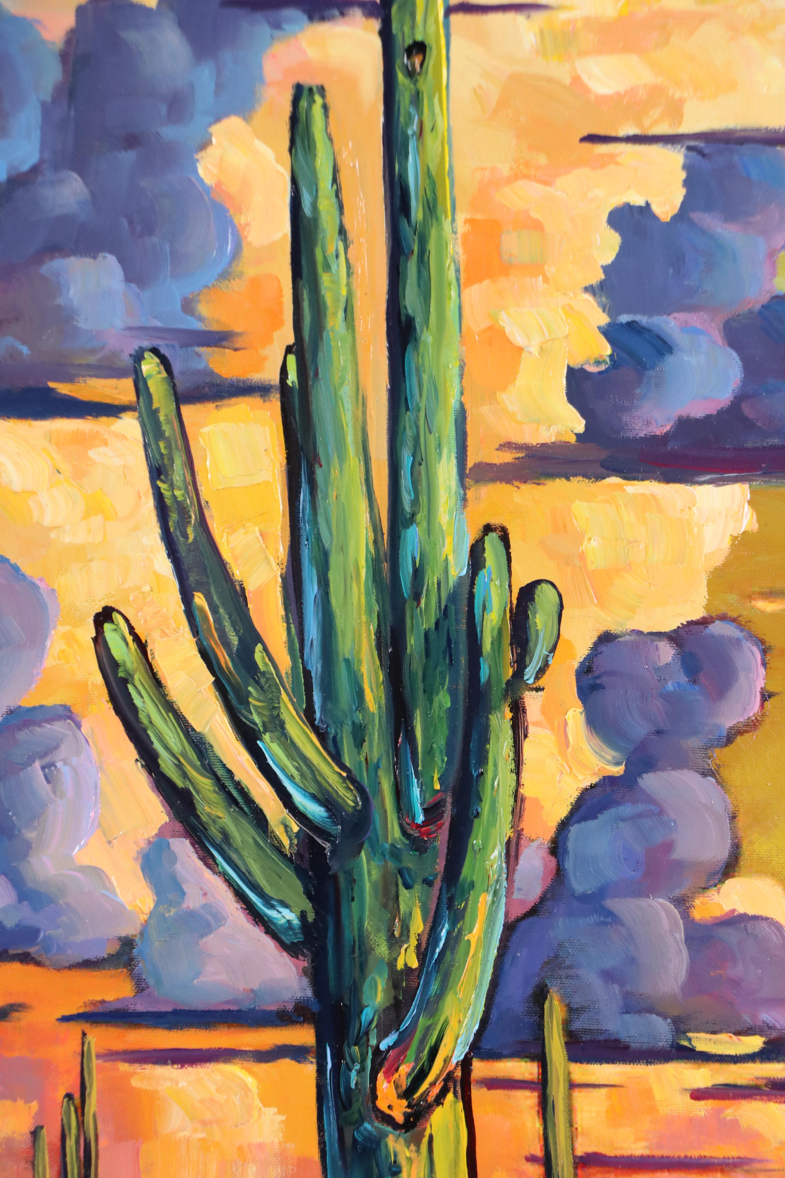 William Hawkins Southwestern Landscape Oil Painting, 2025