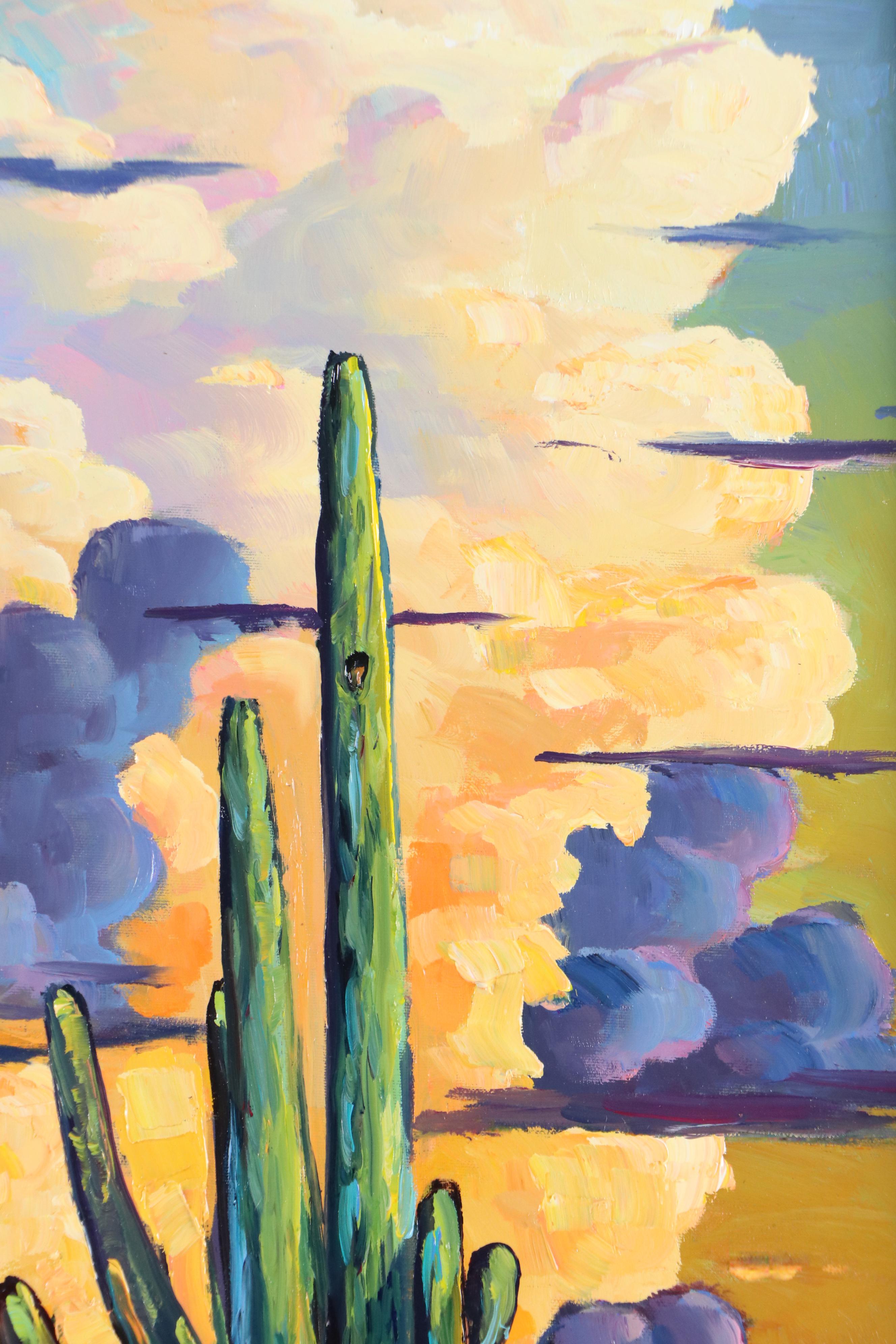 William Hawkins Southwestern Landscape Oil Painting, 2025