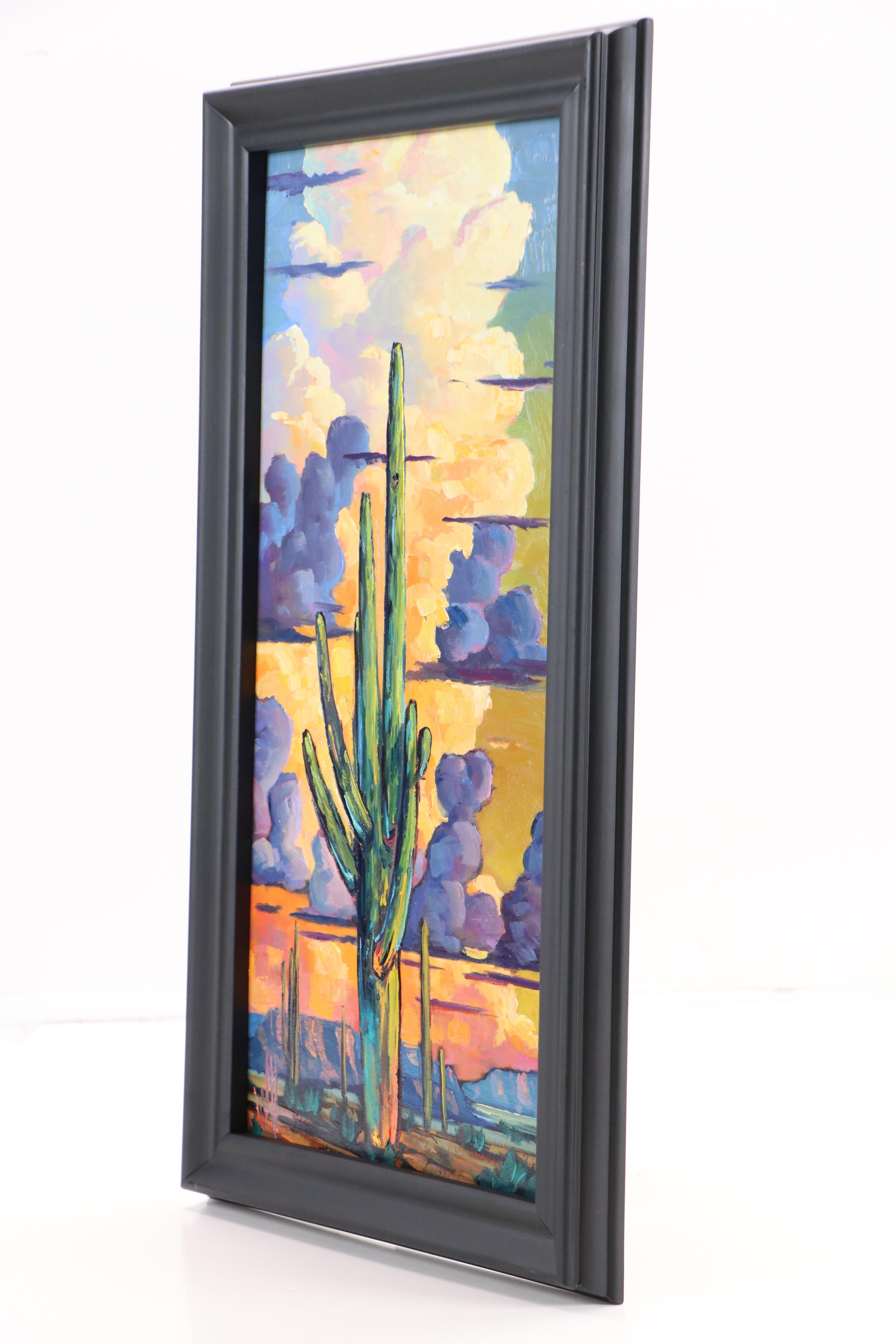 William Hawkins Southwestern Landscape Oil Painting, 2025