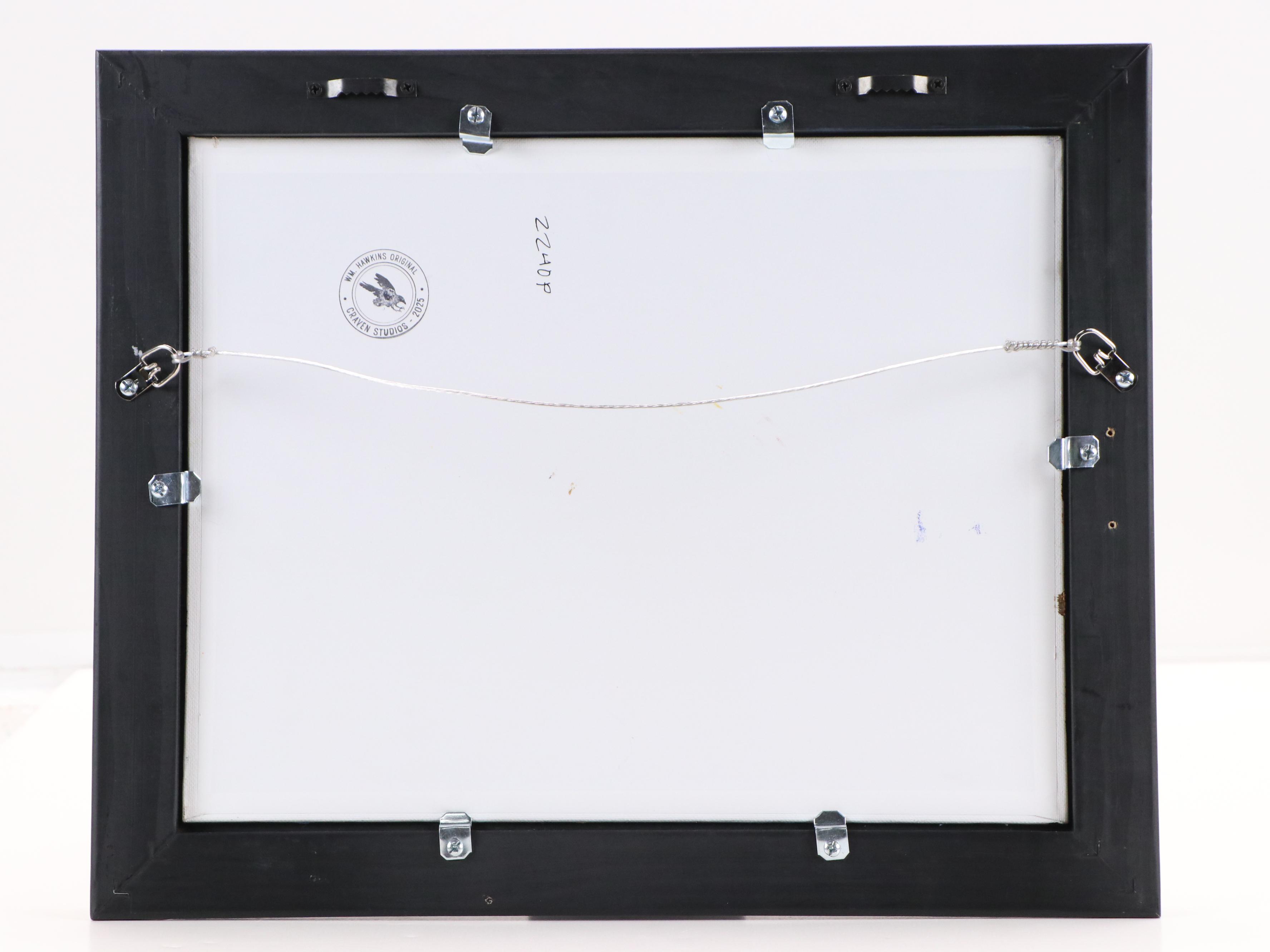 William Hawkins Western Landscape Oil Painting, 2025