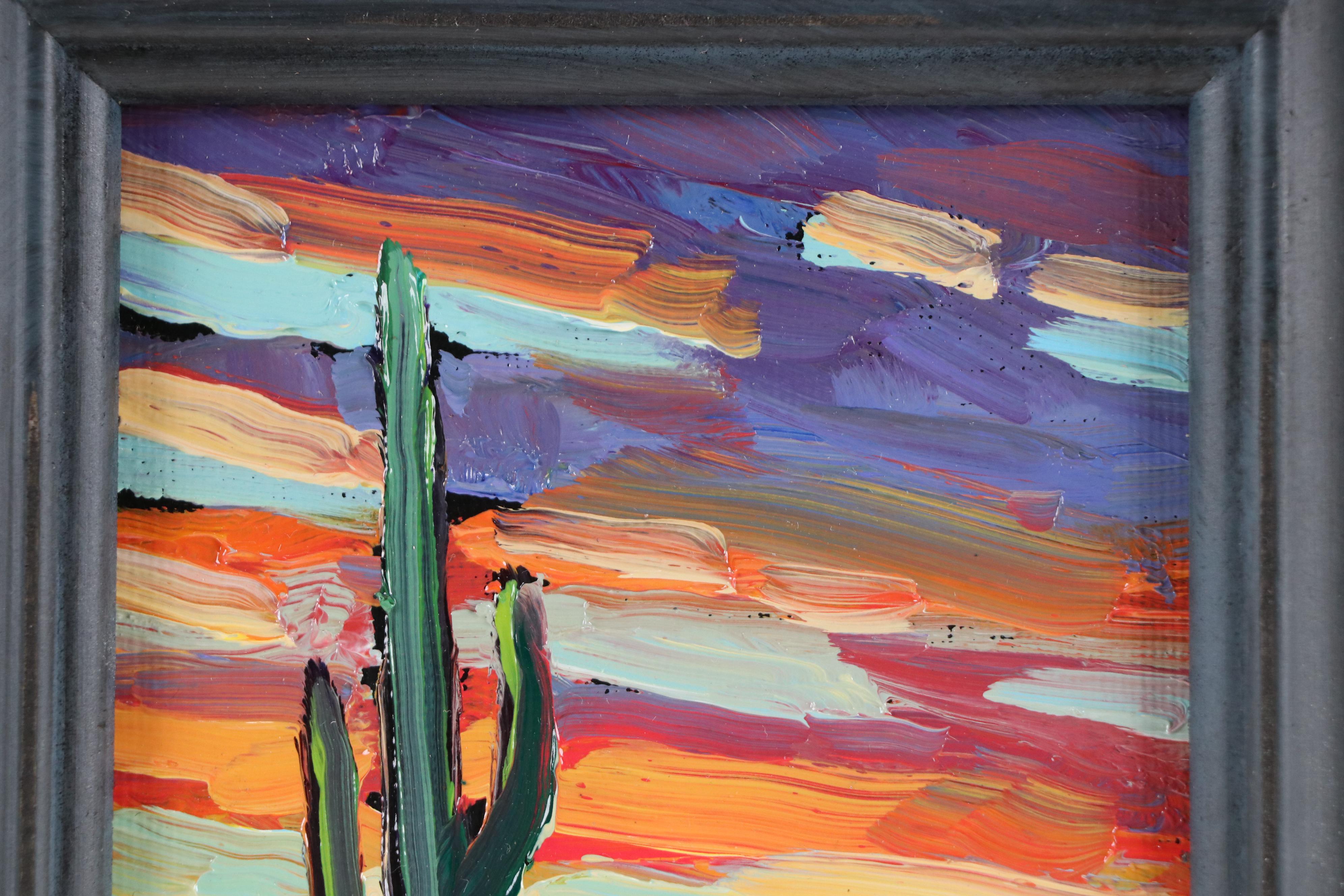 William Hawkins Southwestern Landscape Oil Painting, 21st Century