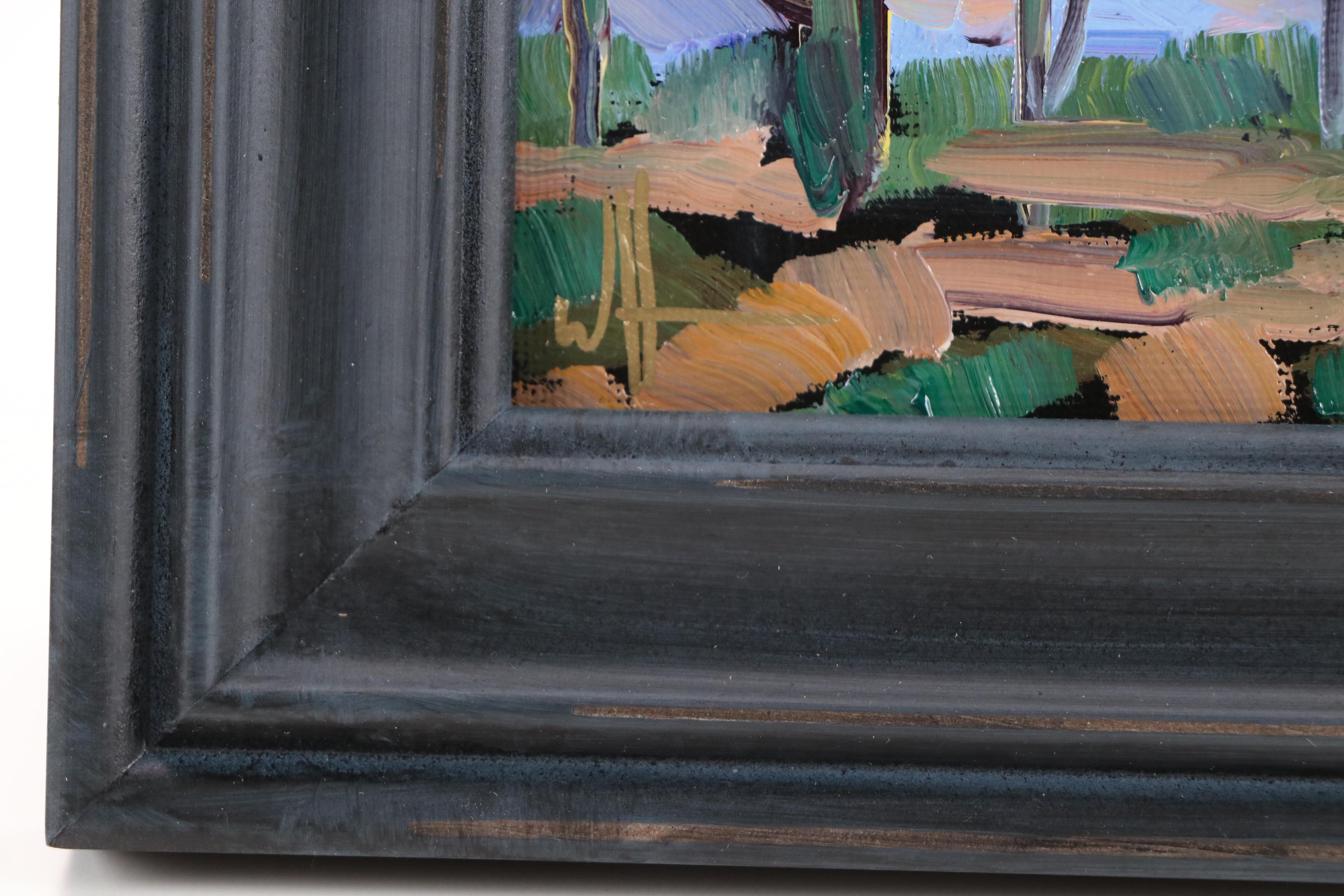 William Hawkins Southwestern Landscape Oil Painting, 21st Century