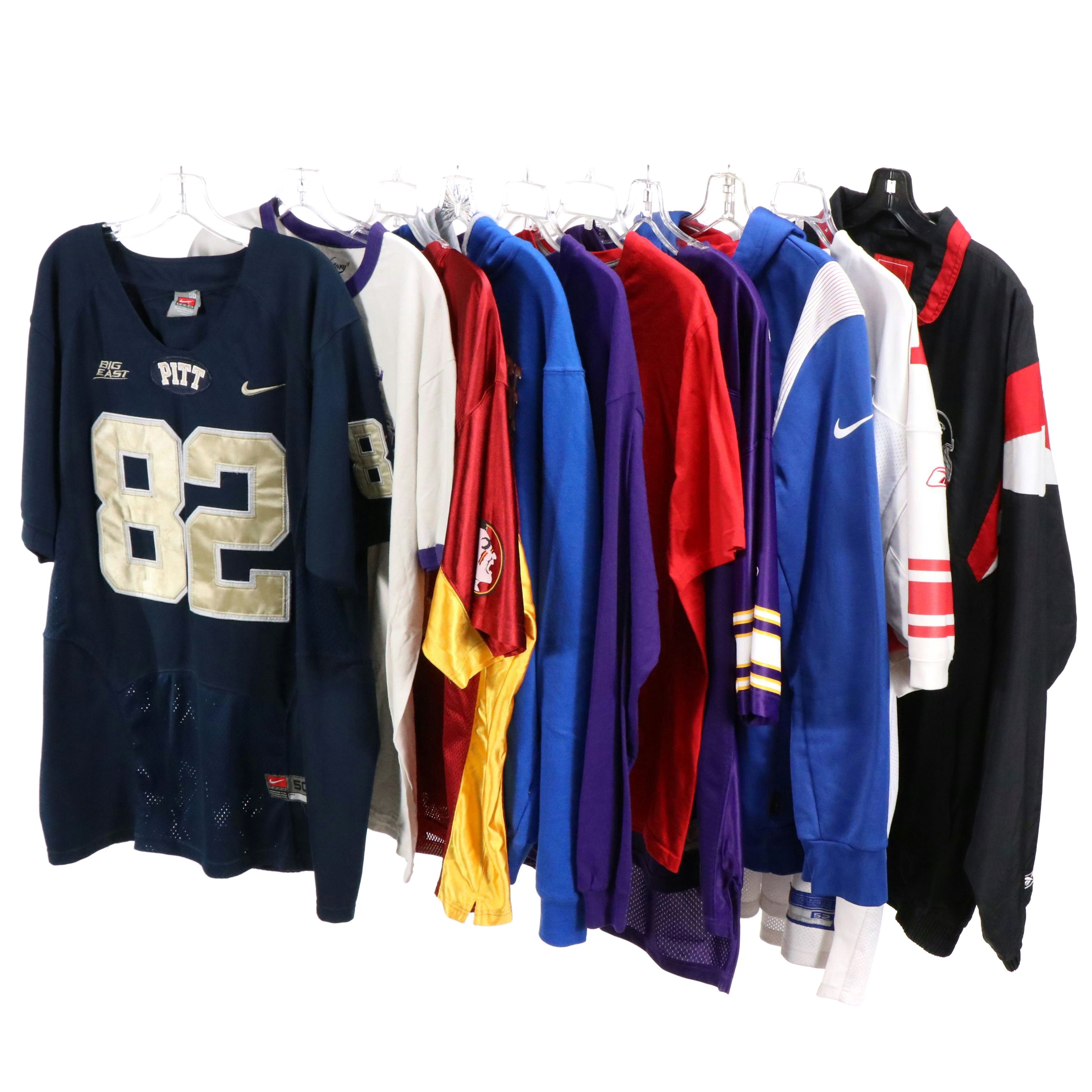 Pitt, FSU, Minnesota Vikings, New York Giants, and Other Sports Clothing