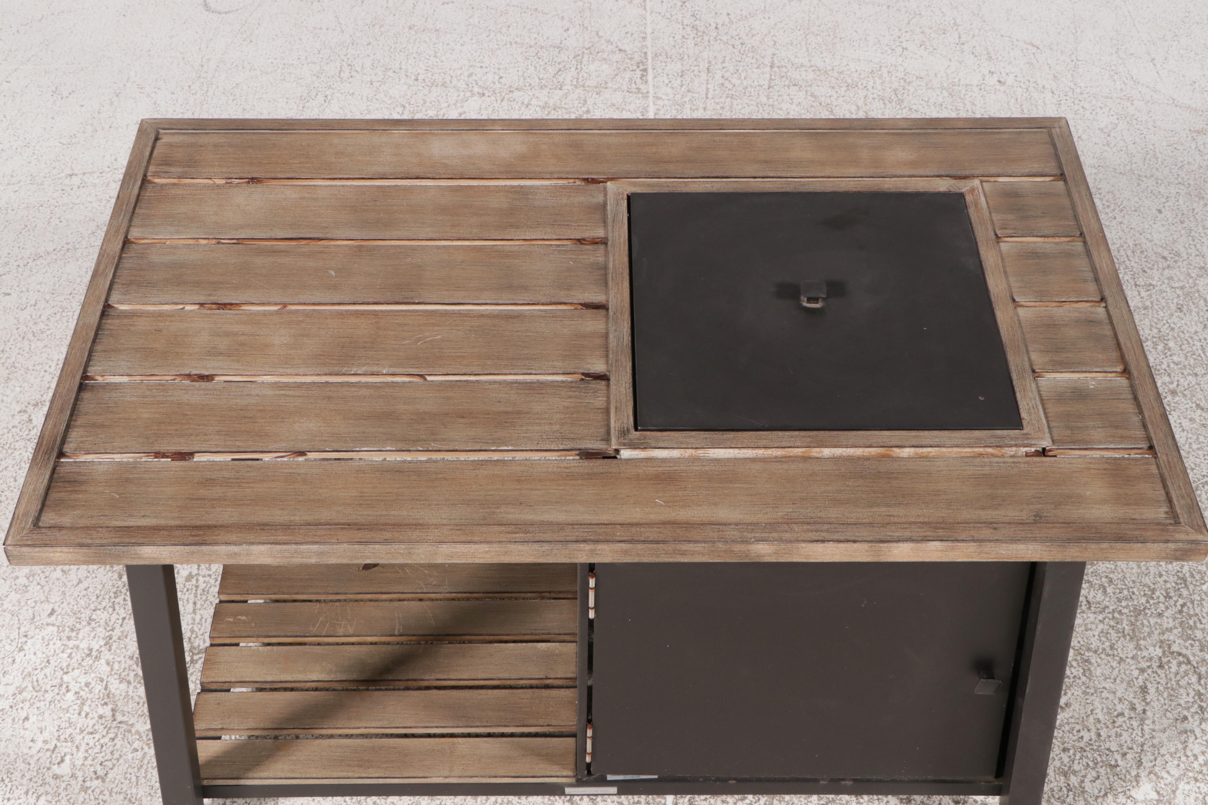 Hampton Bay Contemporary Gas Fire Pit Table