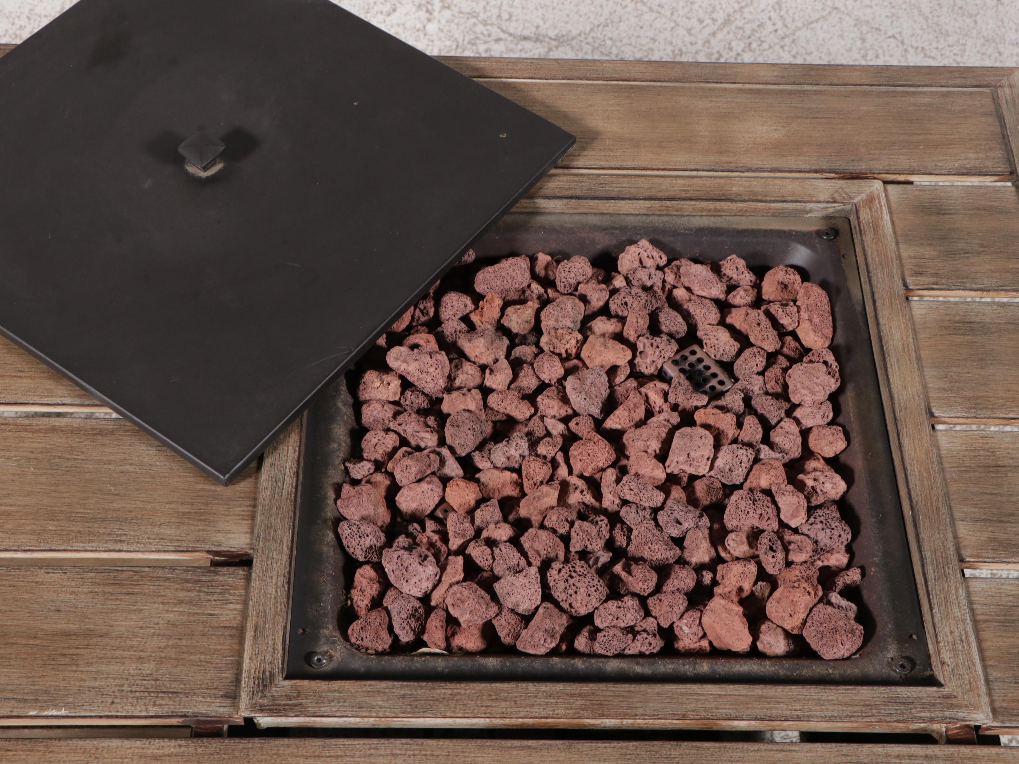 Hampton Bay Contemporary Gas Fire Pit Table