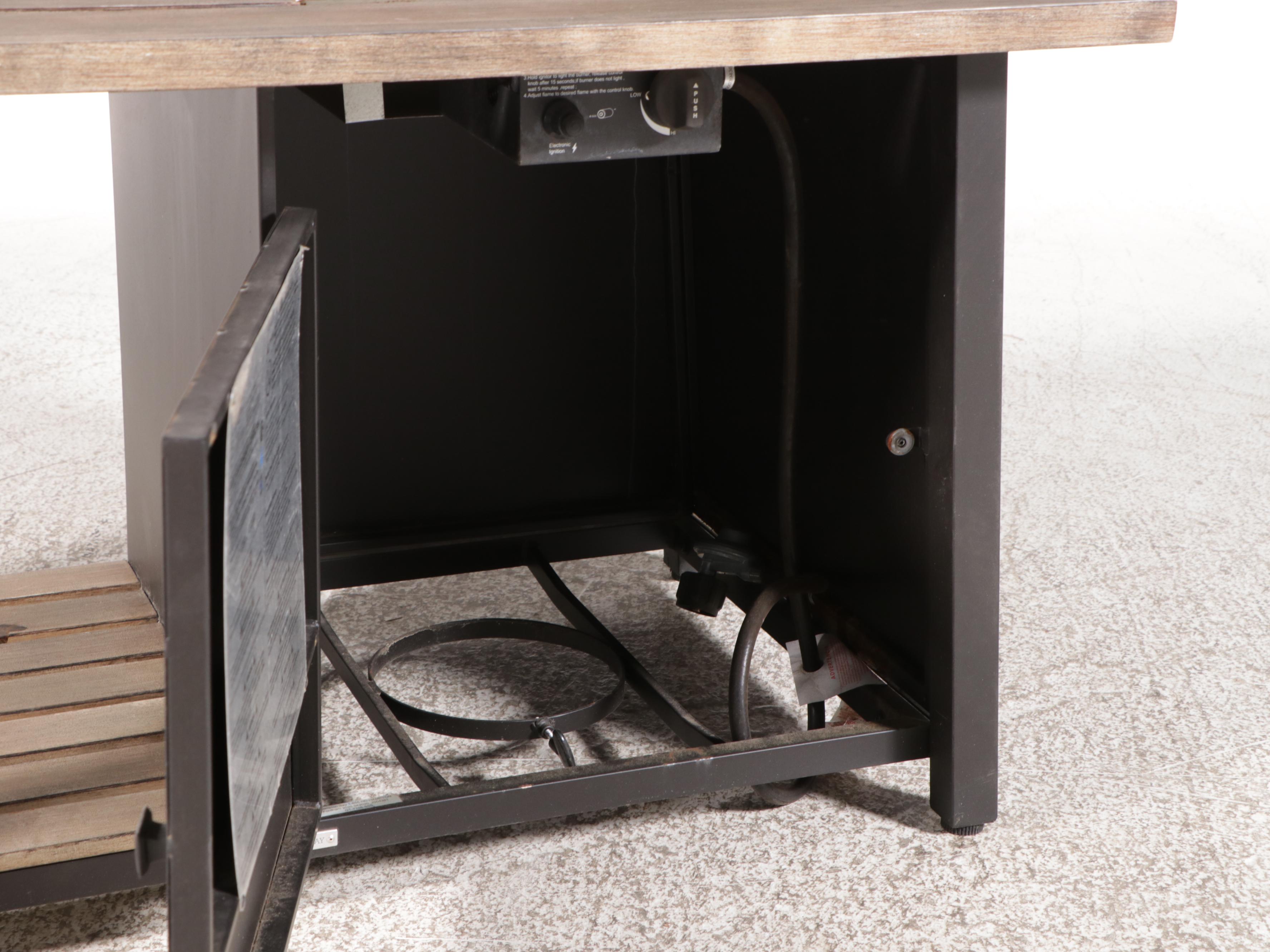 Hampton Bay Contemporary Gas Fire Pit Table