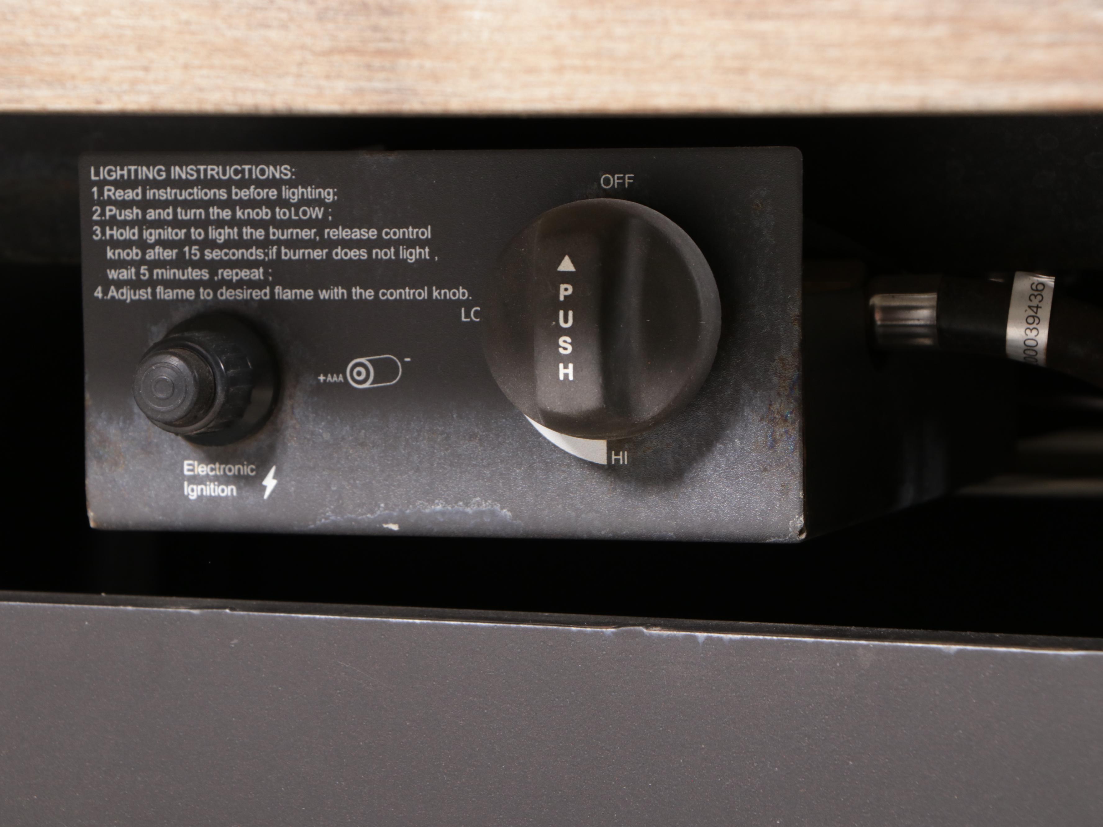 Hampton Bay Contemporary Gas Fire Pit Table