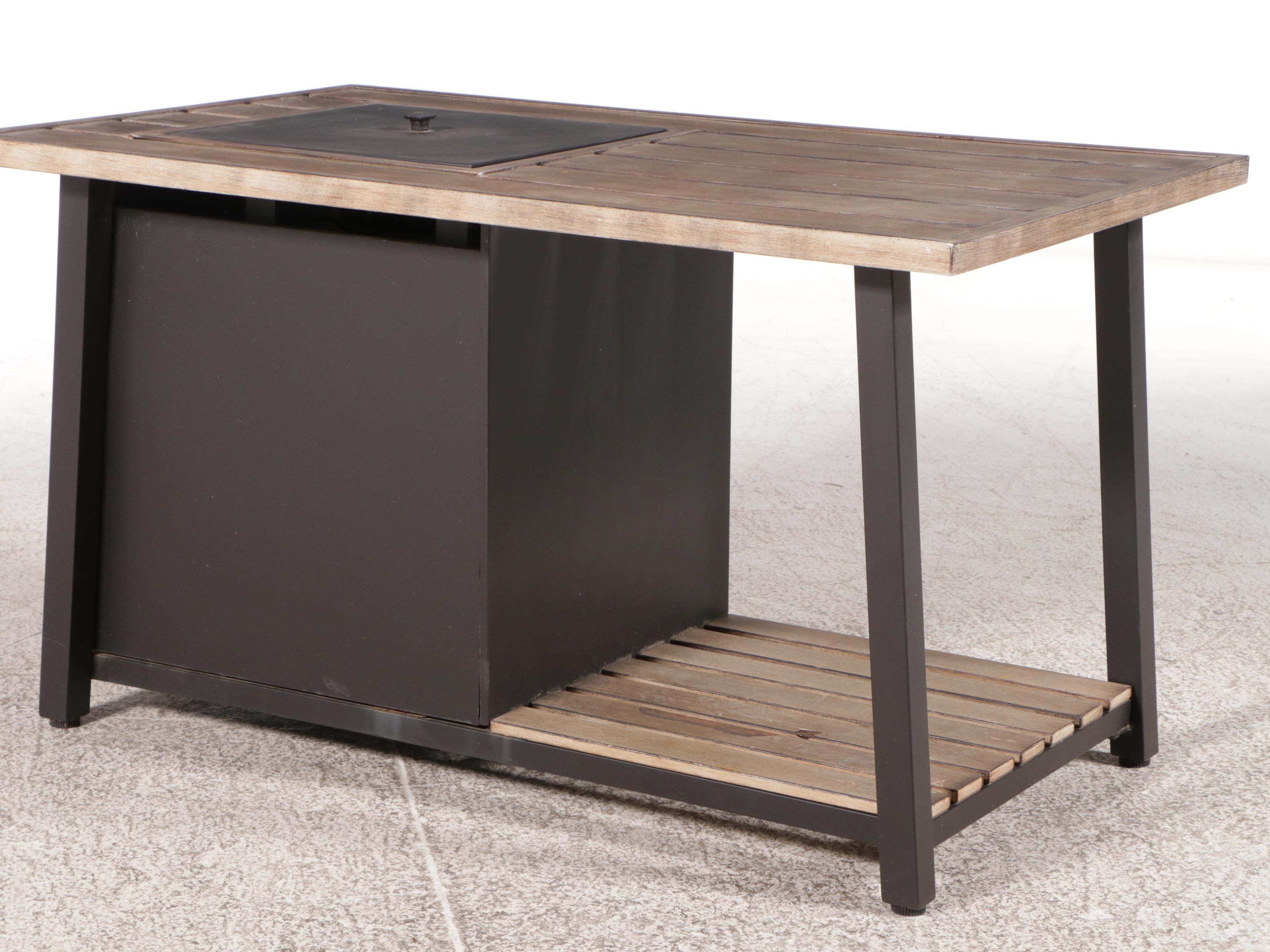 Hampton Bay Contemporary Gas Fire Pit Table