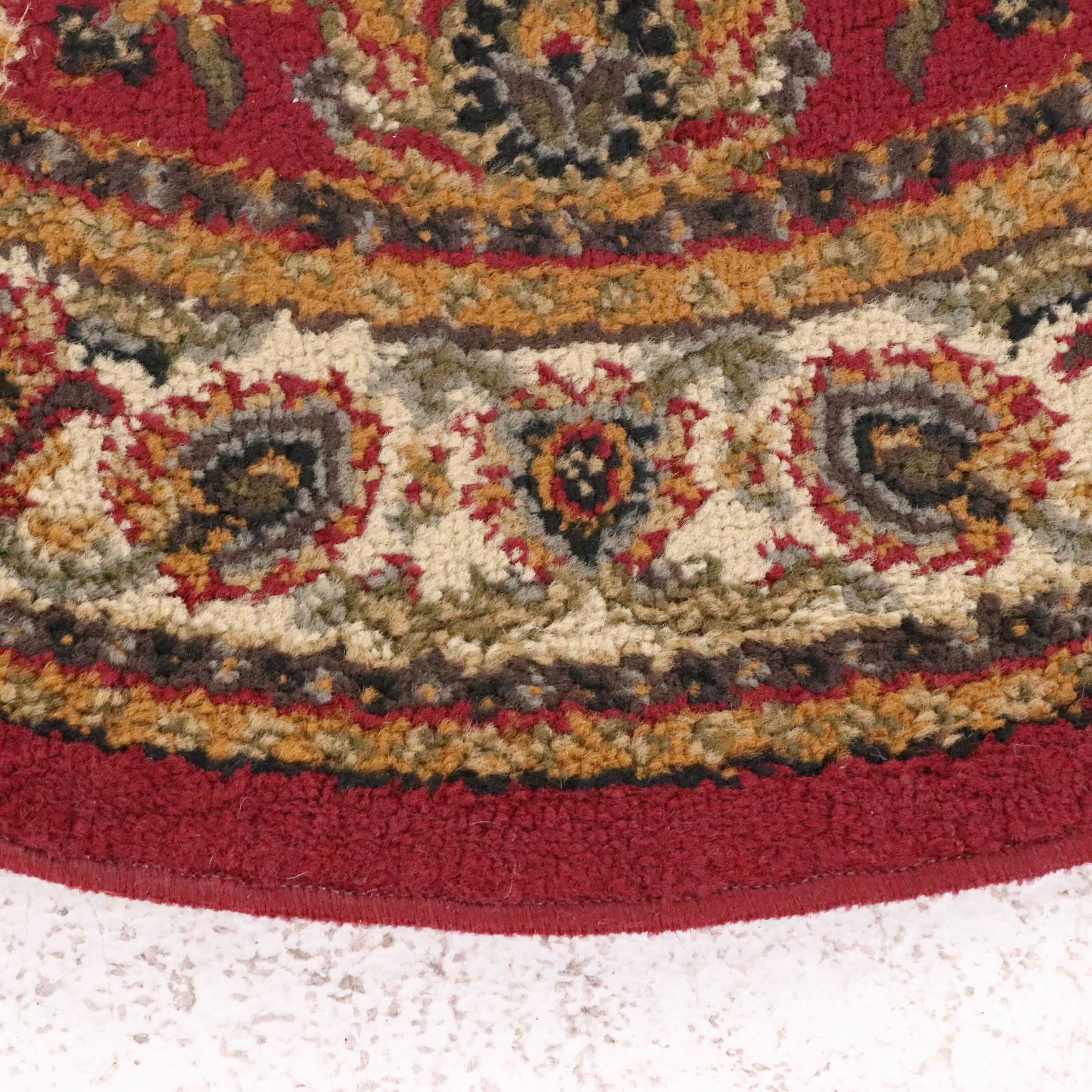 3'3 Round Machine Made Home Dynamix "Royalty" Accent Rug