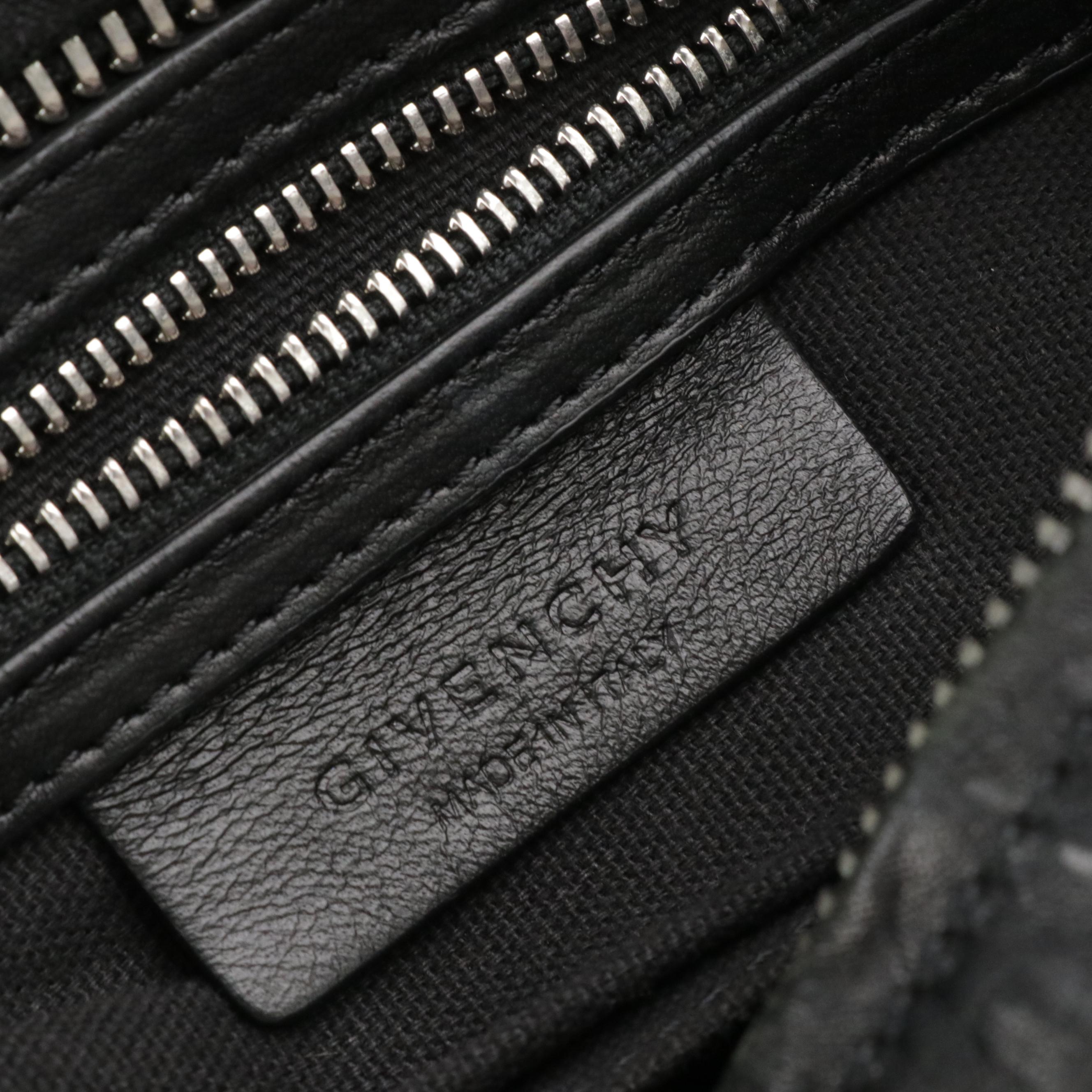 Givenchy Pandora Handbag in Black Crinkled Sheep Leather