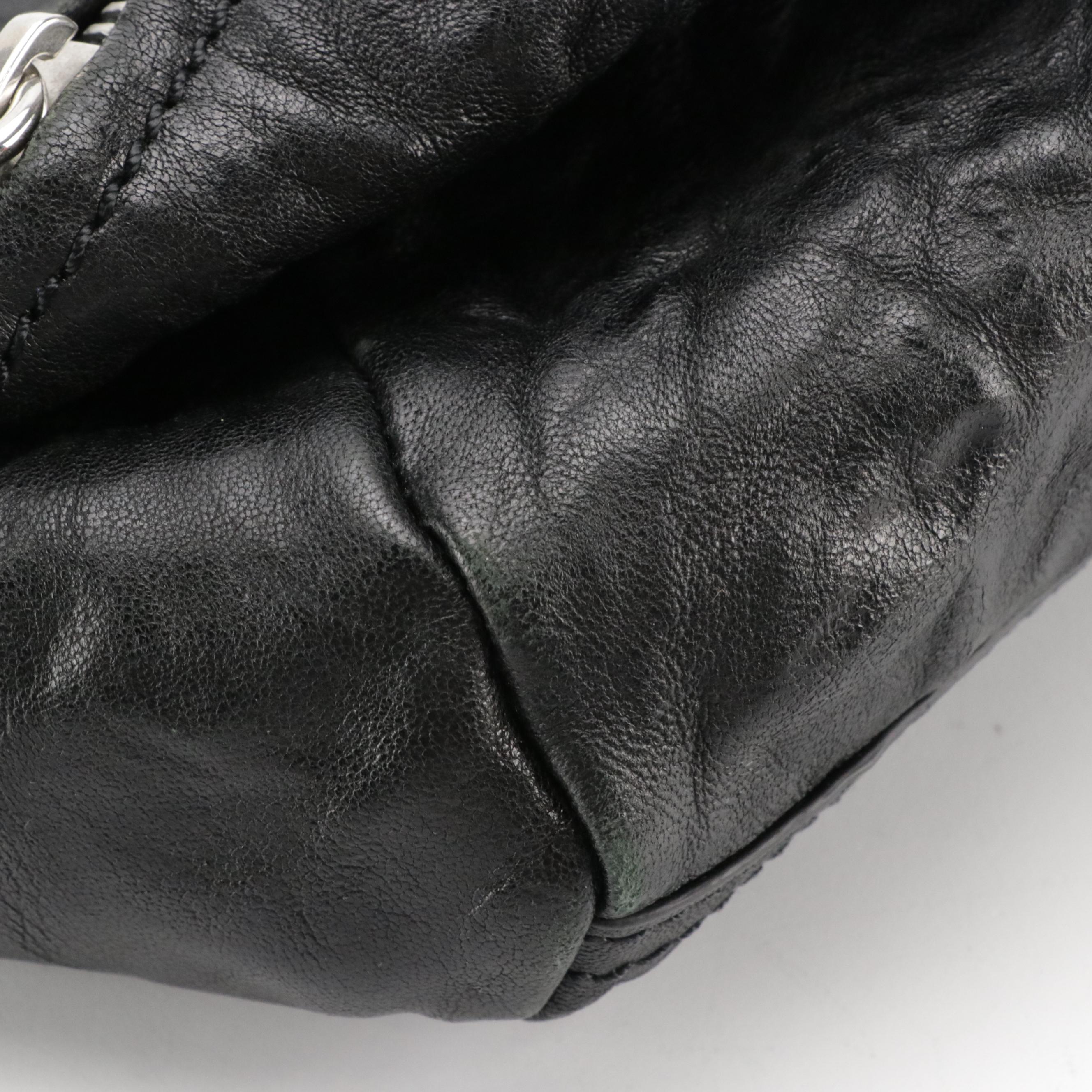 Givenchy Pandora Handbag in Black Crinkled Sheep Leather