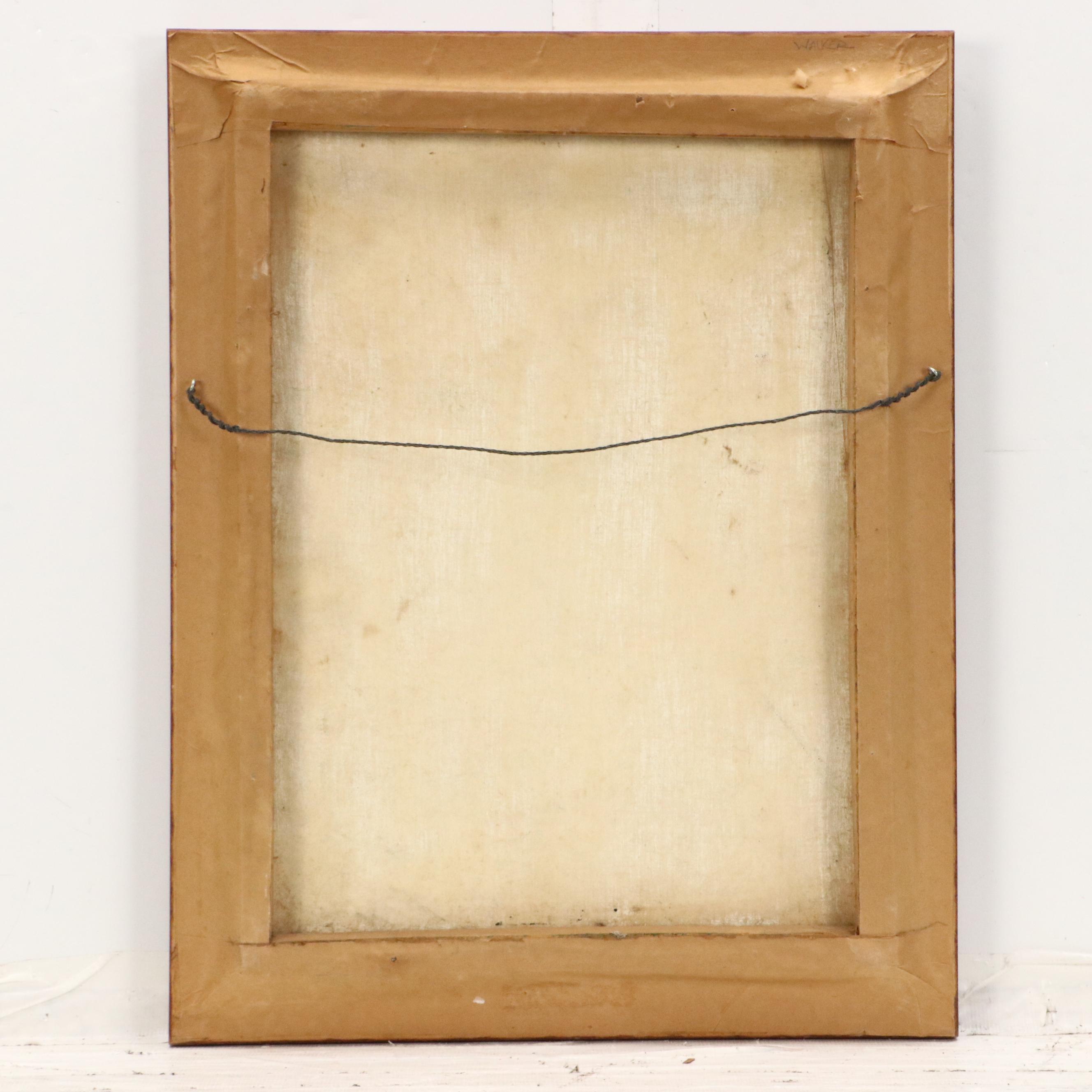 Haitian Harvest Landscape Oil Painting