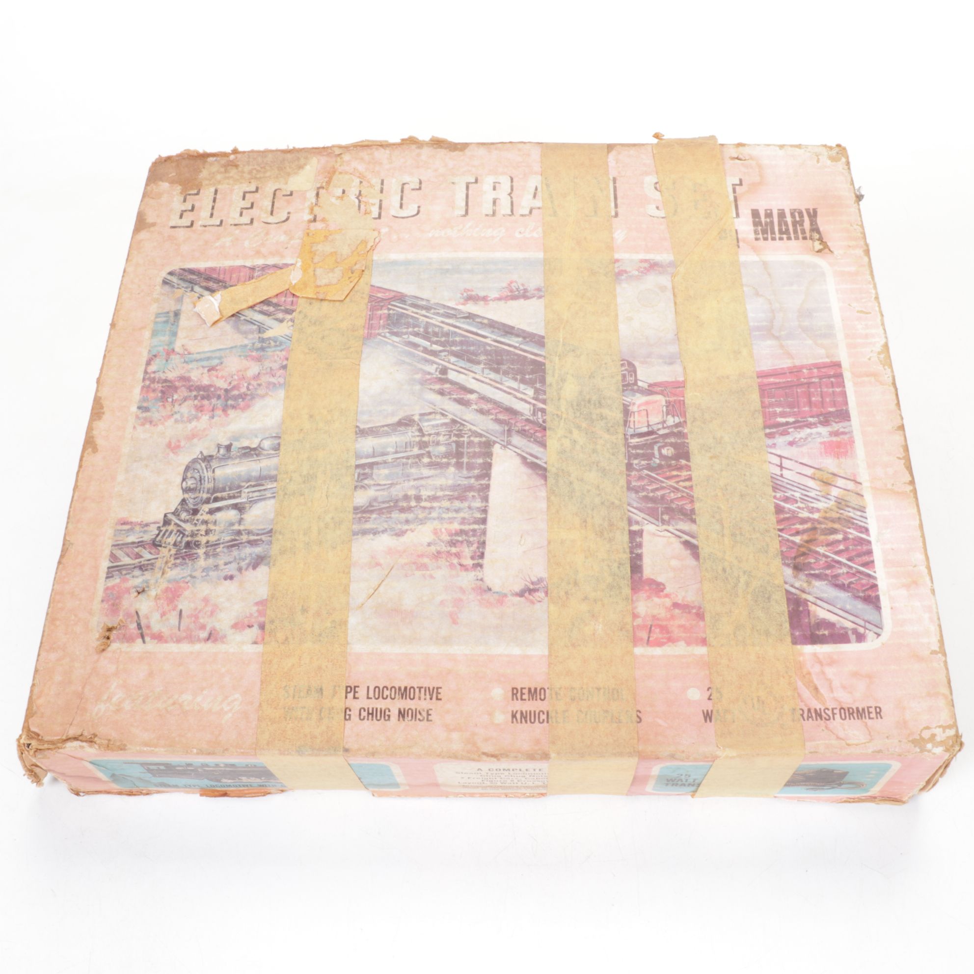 Marx O Gauge Train Set with Tracks, Transformer & More