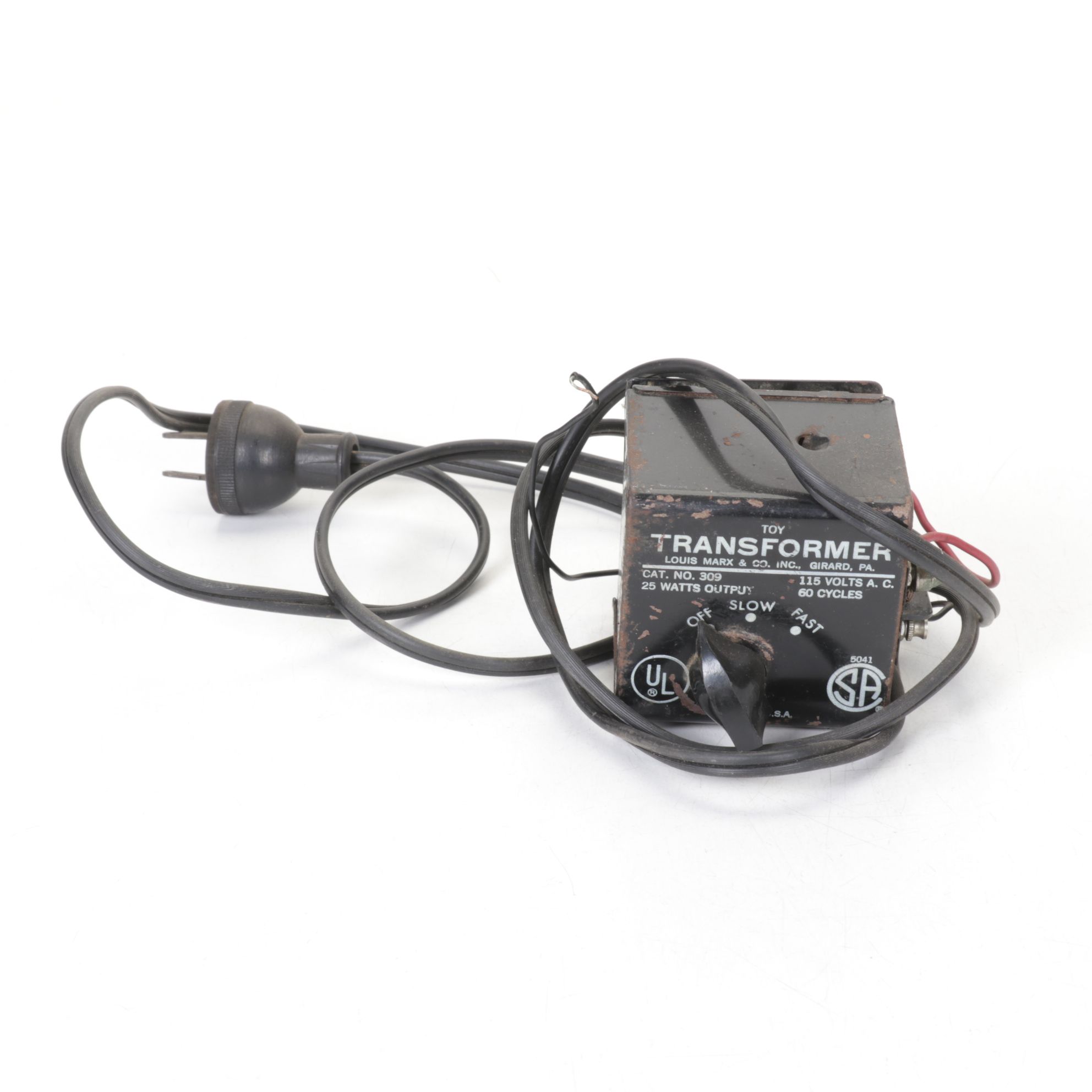 Marx O Gauge Train Set with Tracks, Transformer & More