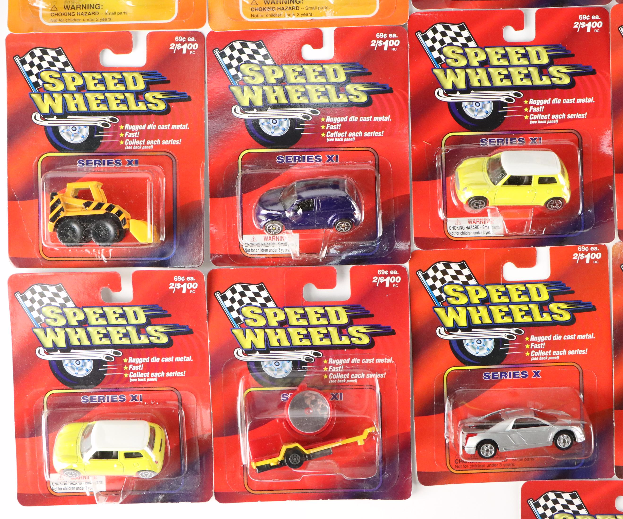 Speed Wheels Series IX, X, and XI Diecast Vehicles