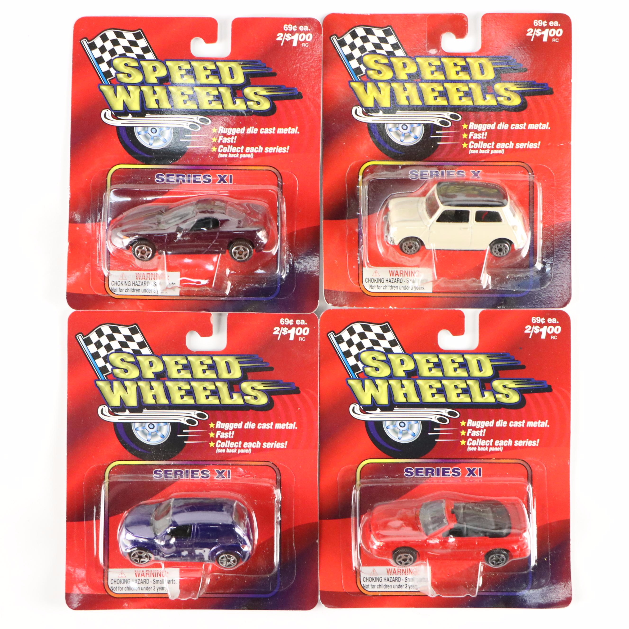 Speed Wheels Series IX, X, and XI Diecast Vehicles
