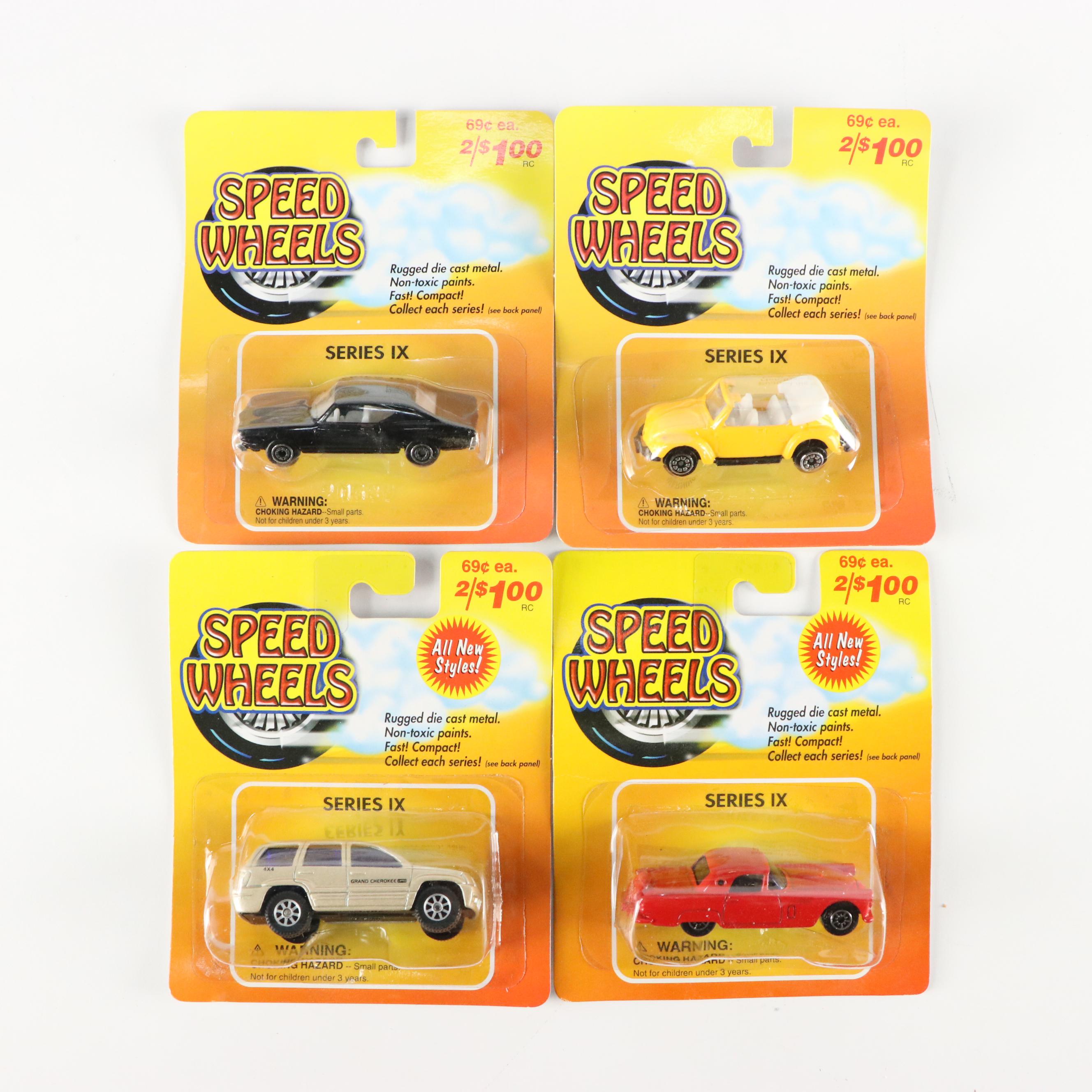 Speed Wheels Series IX, X, and XI Diecast Vehicles