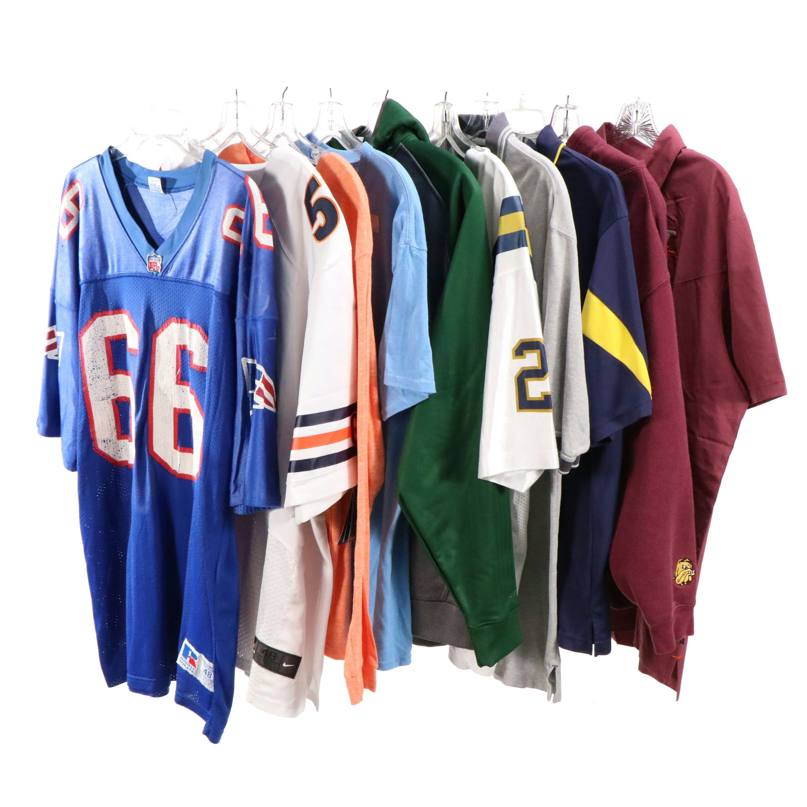 Chicago Bears, USF, Tennessee Titans, and Other Sports Clothing