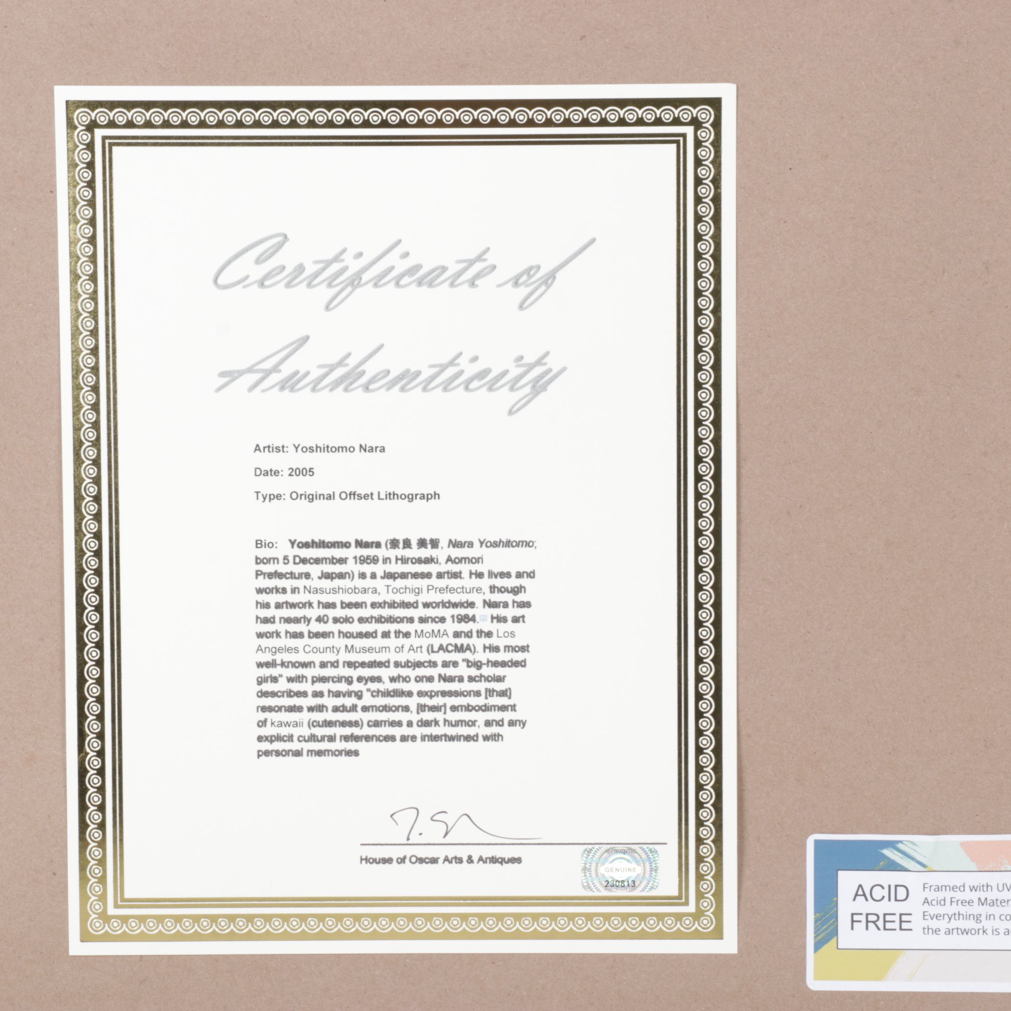 Yoshitomo Nara Offset Lithograph "Ground Zero," 2005